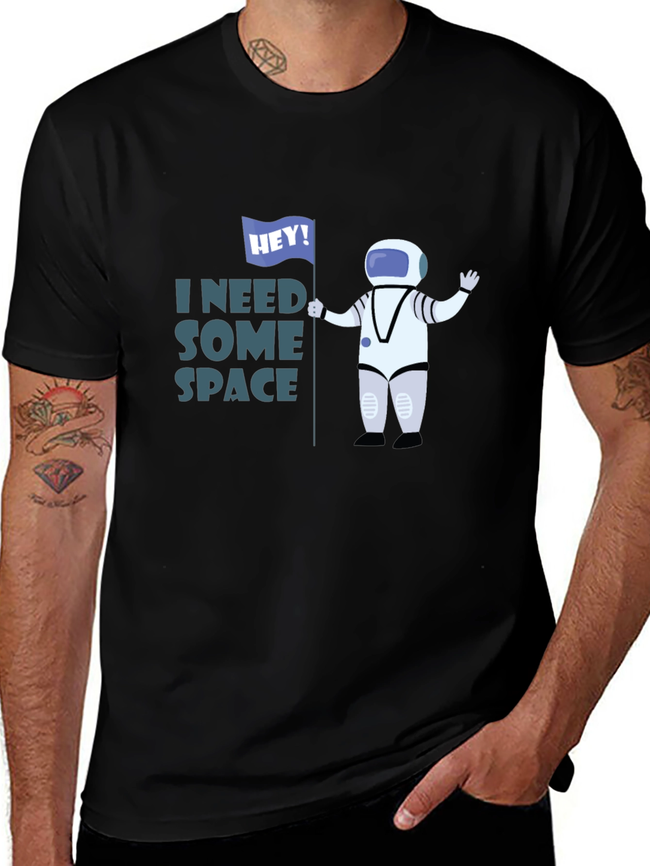 Variant 11 of I Need Some Space Graphic T-Shirt