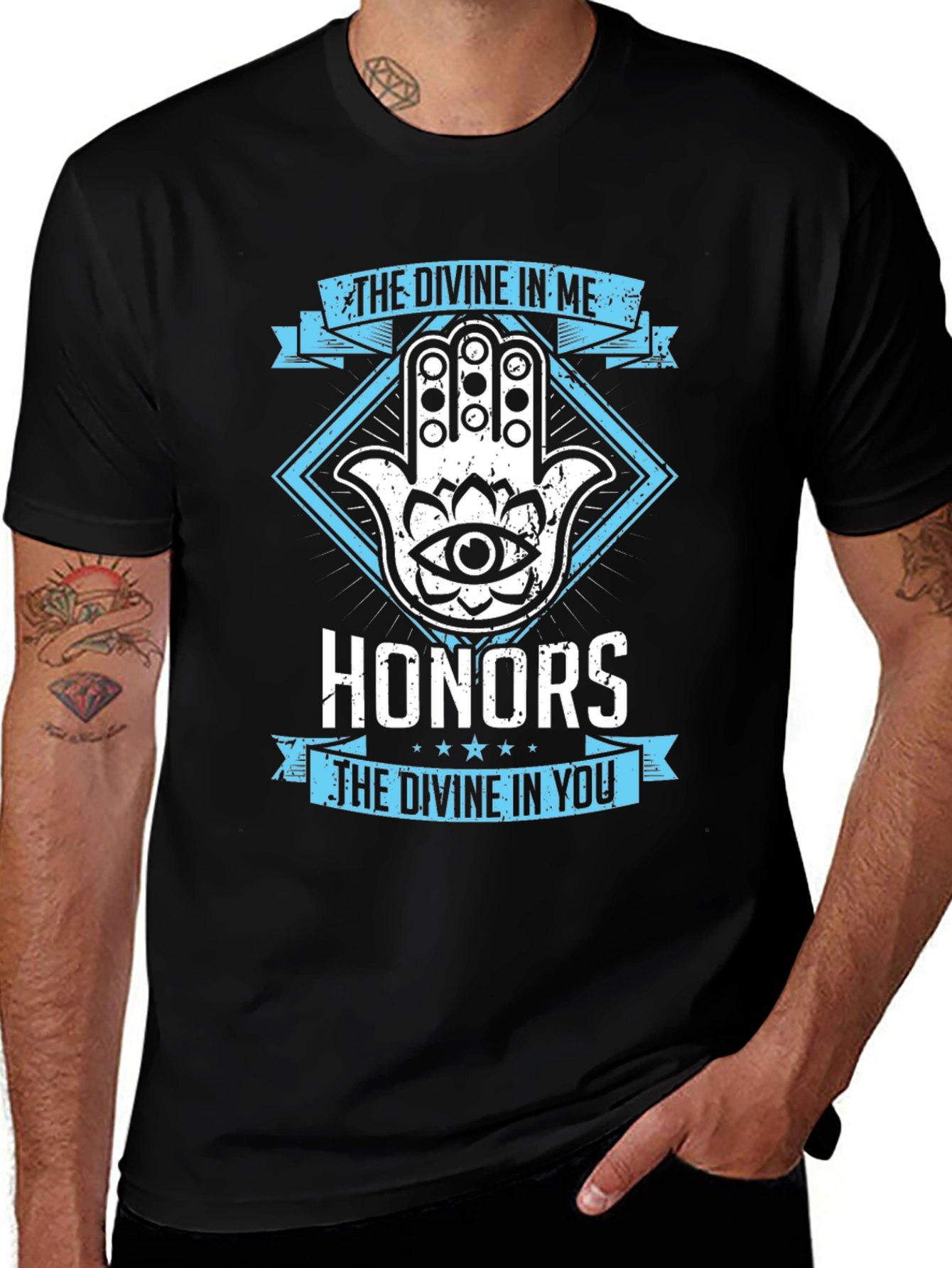 Variant 6 of Divine Honors Graphic Tee