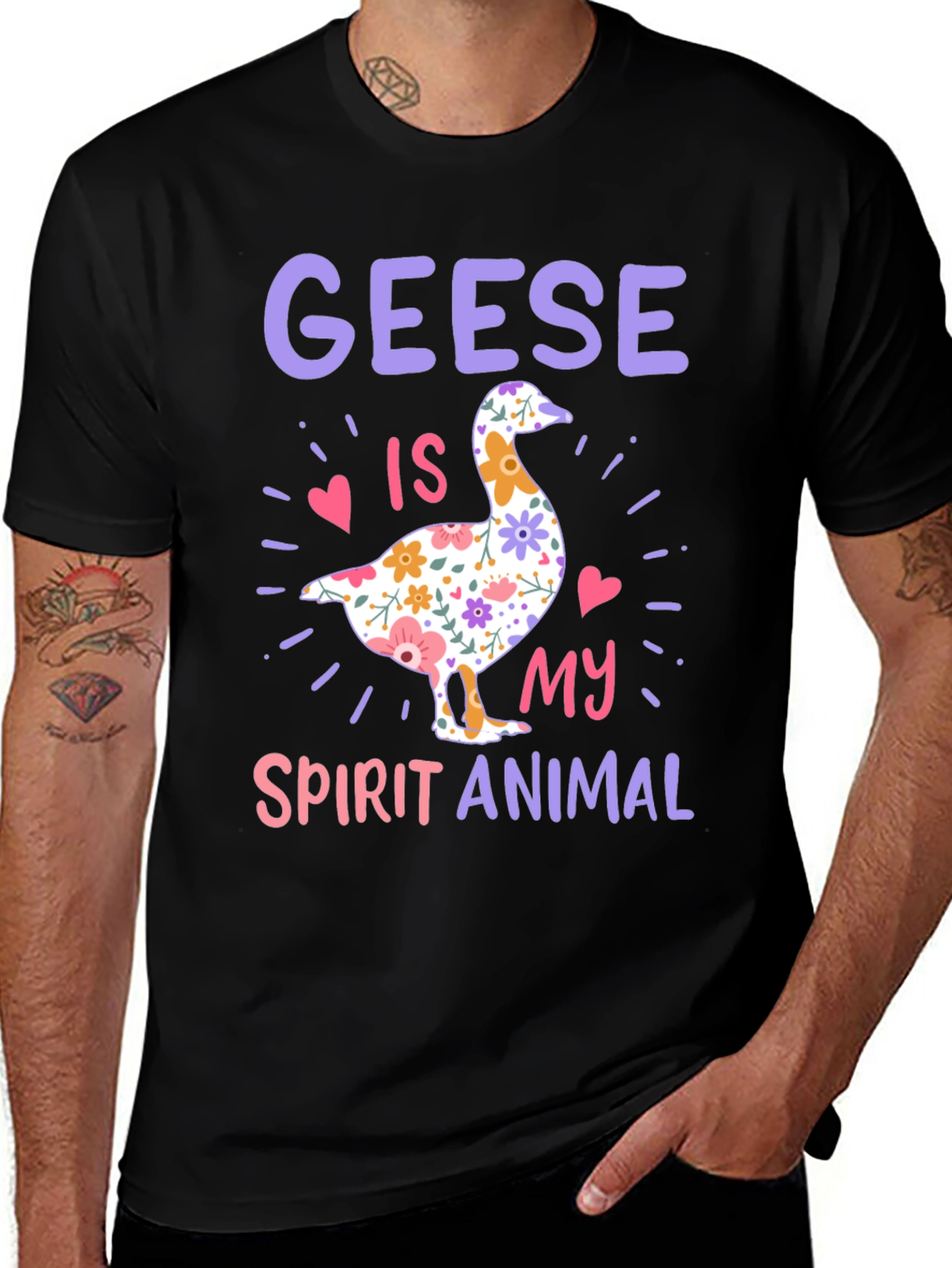 Geese Is My Spirit Animal Graphic Tee