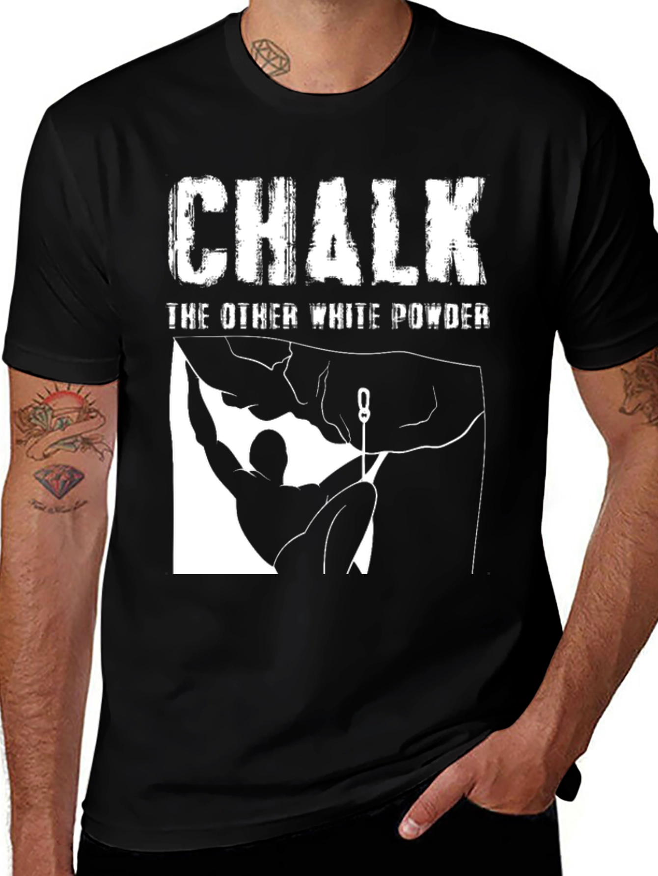 Variant 11 of Chalk The Other White Powder Climbing T-Shirt