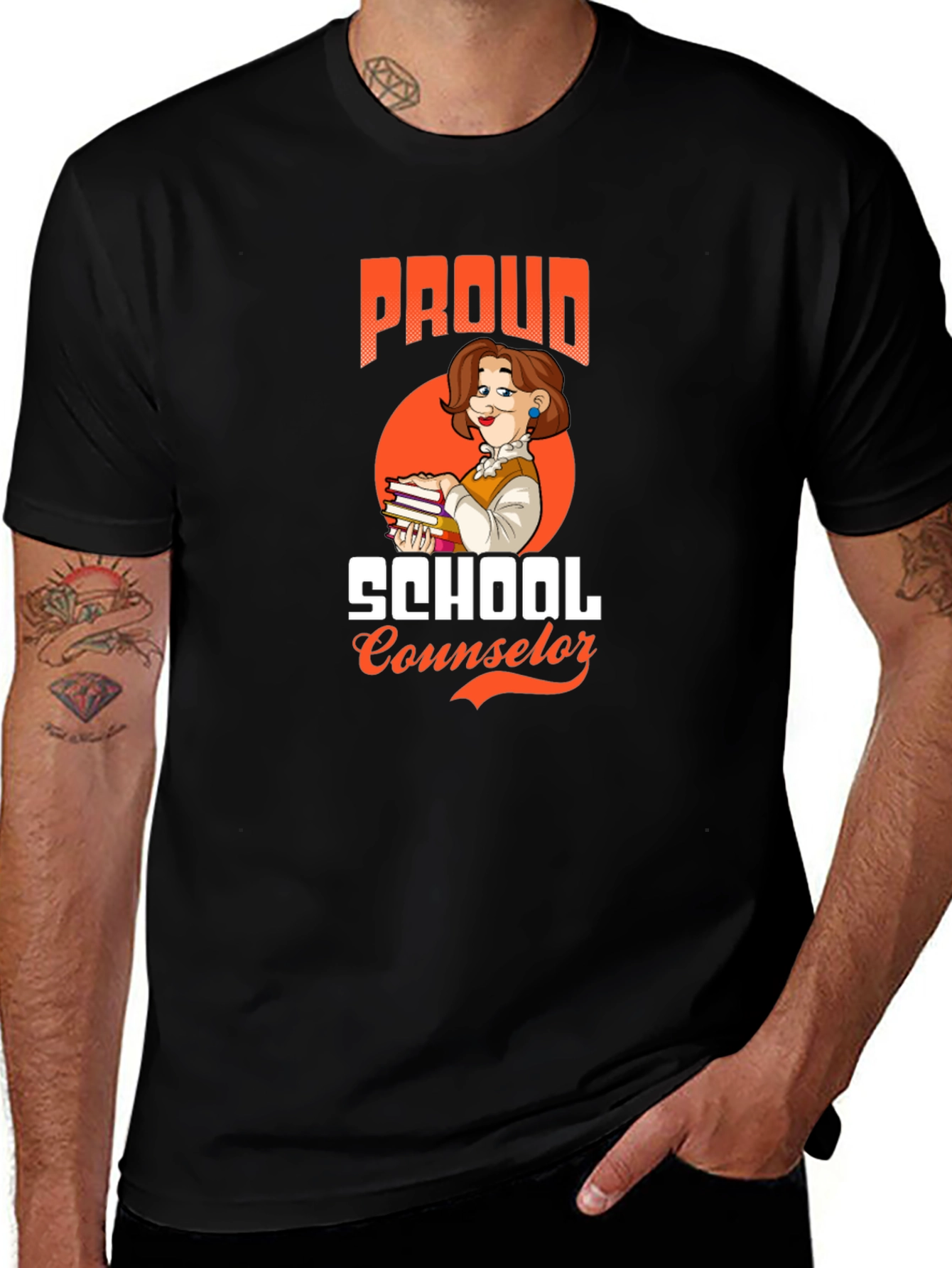 Proud School Counselor Graphic T-Shirt