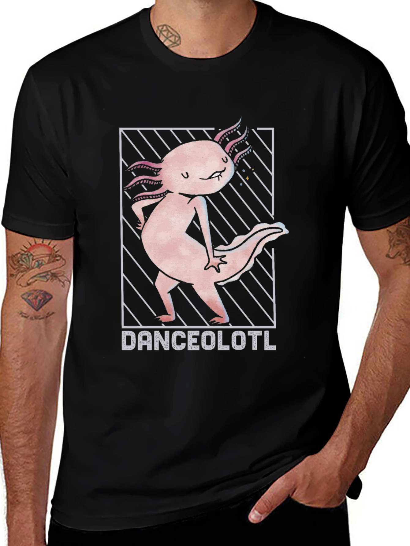 Variant 5 of Danceolotl T-Shirt - Funny Axolotl Dancing Tee