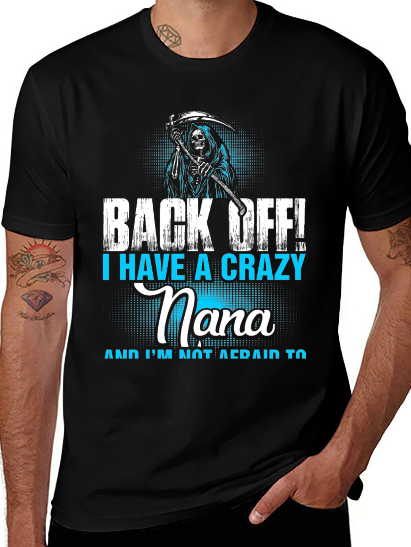 Variant 16 of Crazy Nana Graphic Tee - Novelty Humor T-Shirt