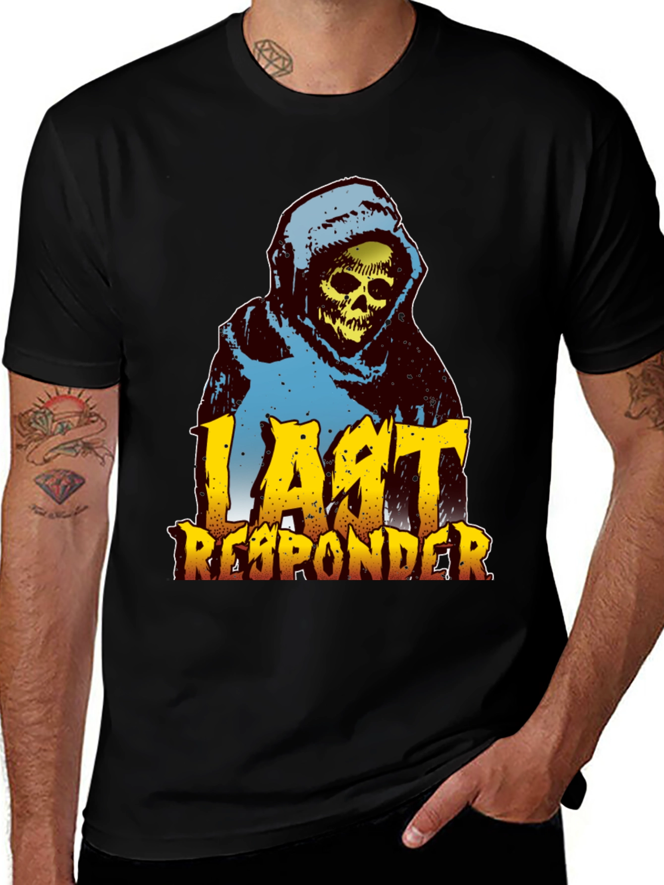 Variant 20 of Last Responder Grim Reaper Graphic T-Shirt