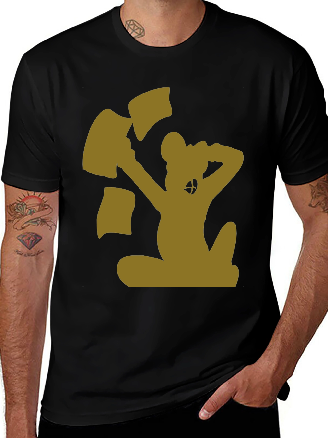 Variant 12 of Silhouette Monkey T-Shirt