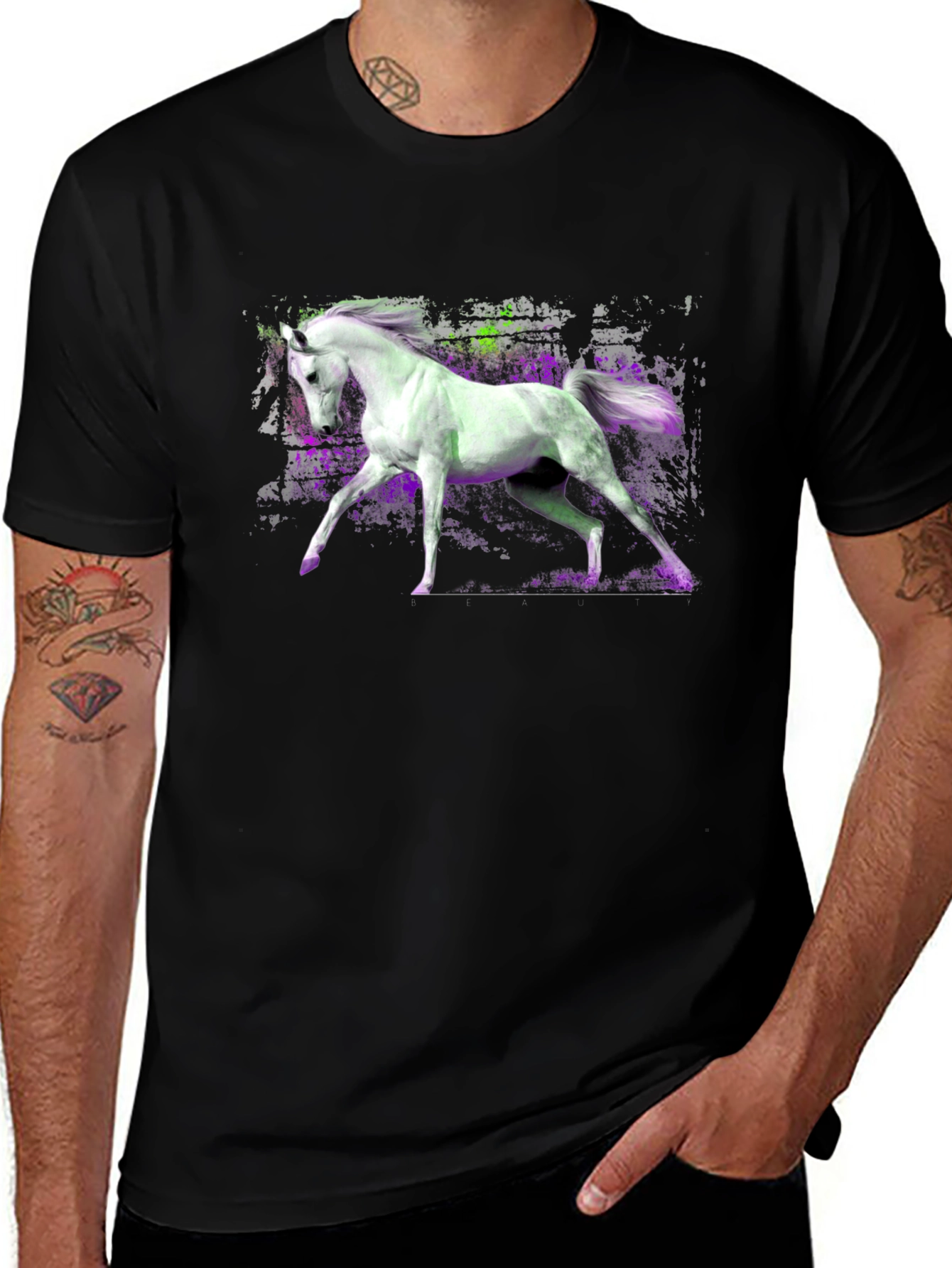 Variant 16 of Horse Graphic T-Shirt - Unique Design Tee