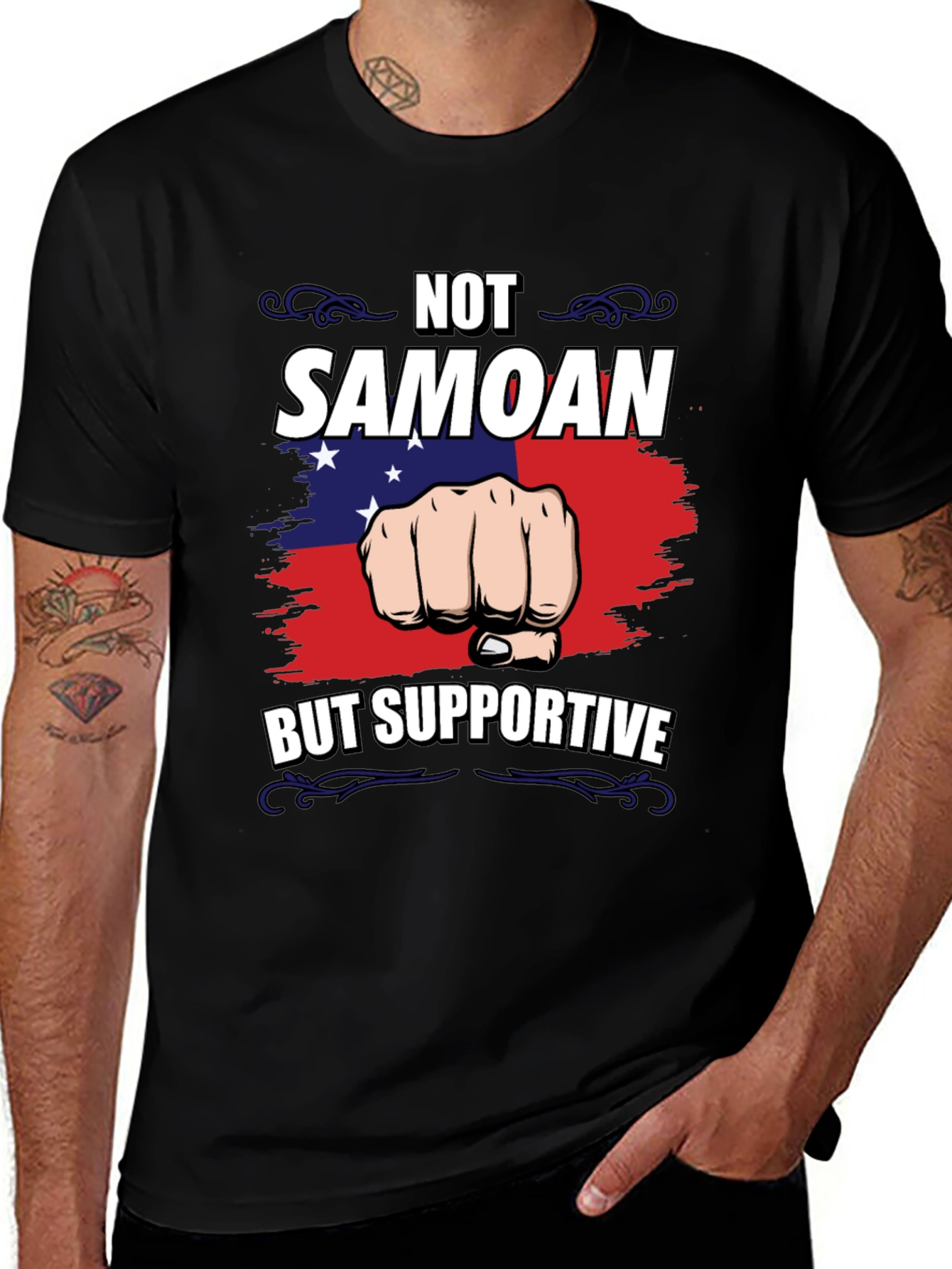 Not Samoan But Supportive T-Shirt