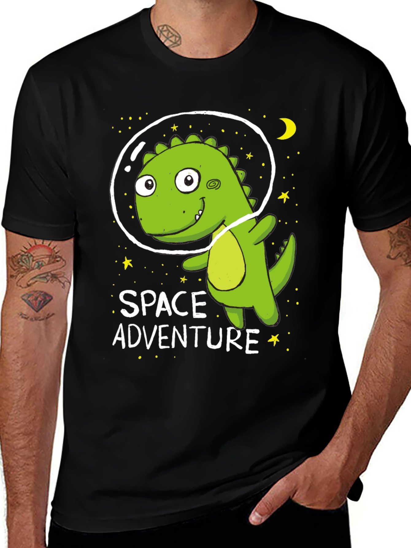 Variant 23 of Space Dinosaur Adventure T-Shirt - Fun Graphic Tee