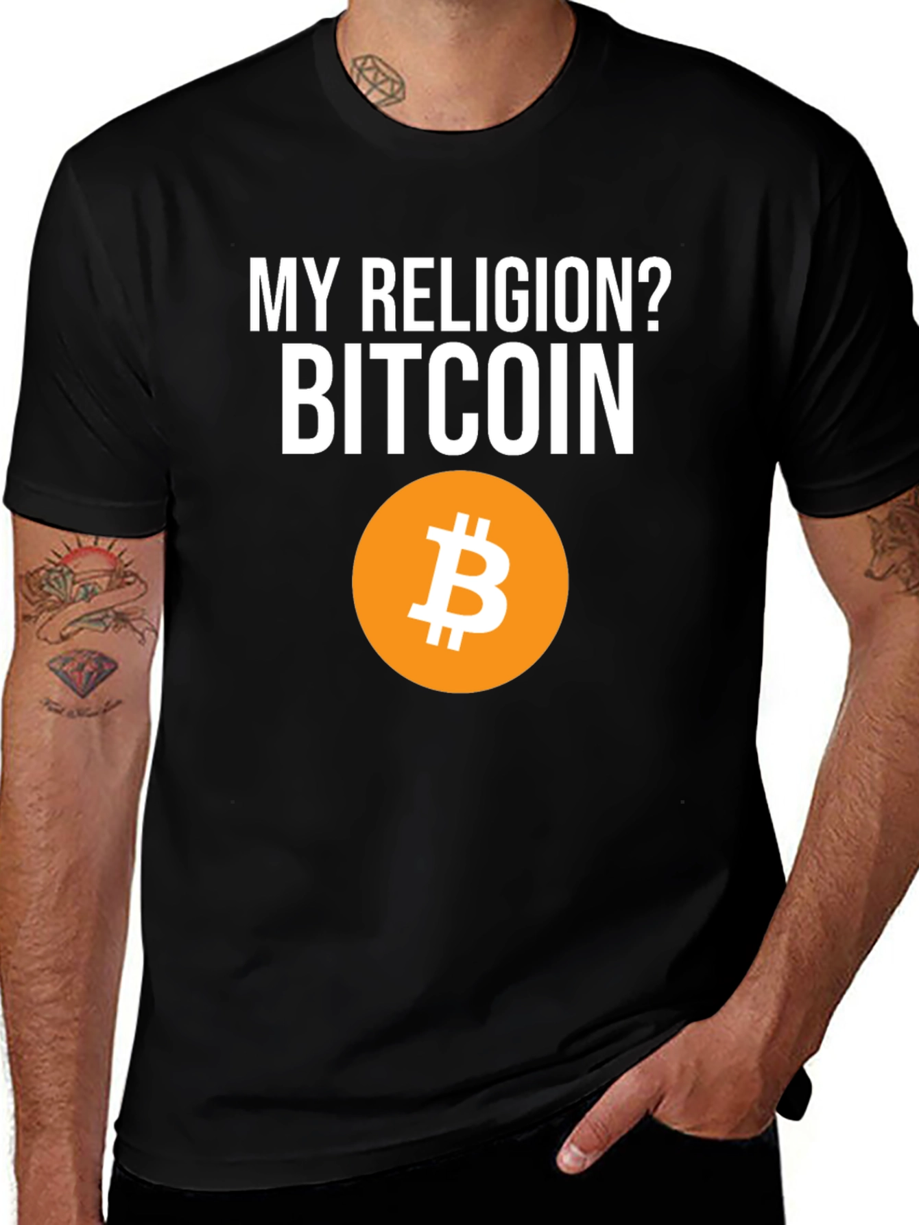 Bitcoin Religion T-Shirt - Crypto Enthusiast Tee
