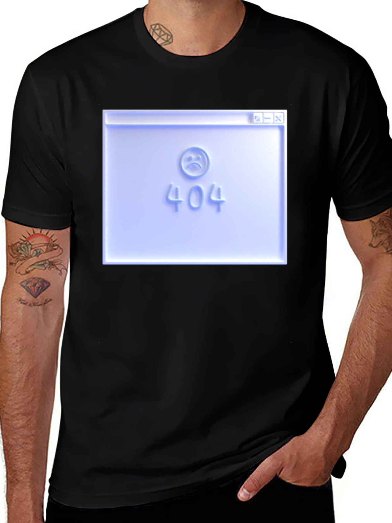 Variant 22 of 404 Error Graphic T-Shirt - Internet Humor Tee