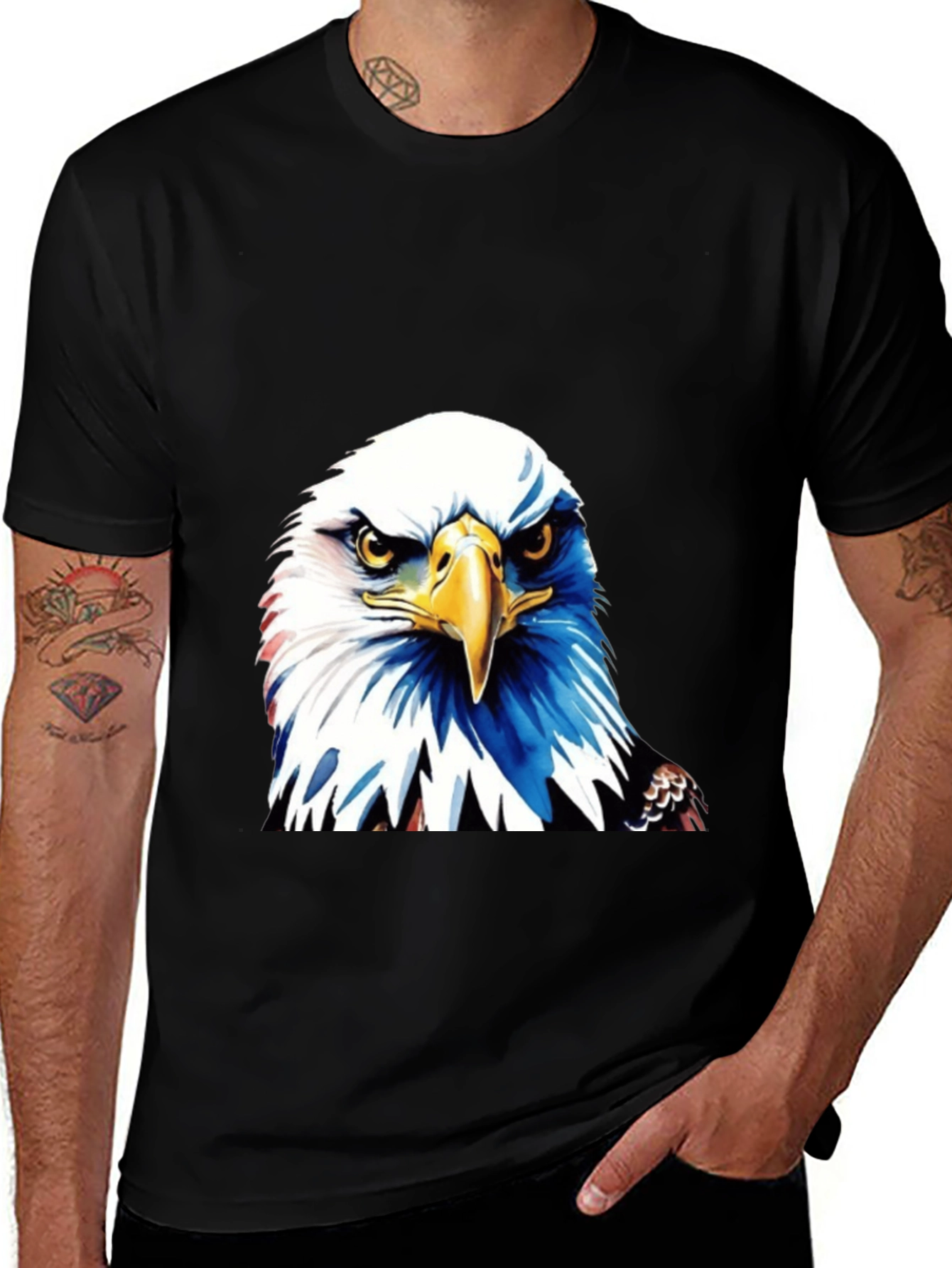 Variant 17 of Bold Eagle Graphic Tee - Patriotic Style
