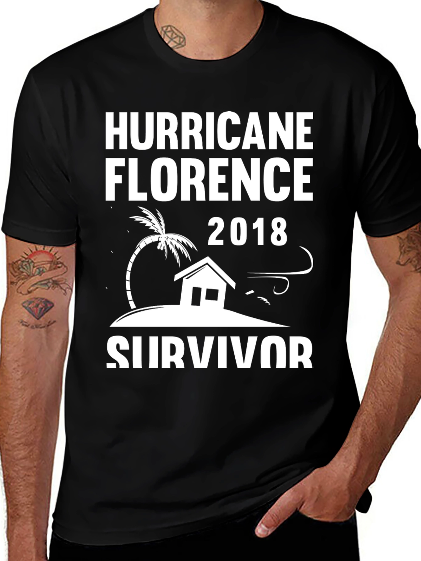 Hurricane Florence 2018 Survivor Tee