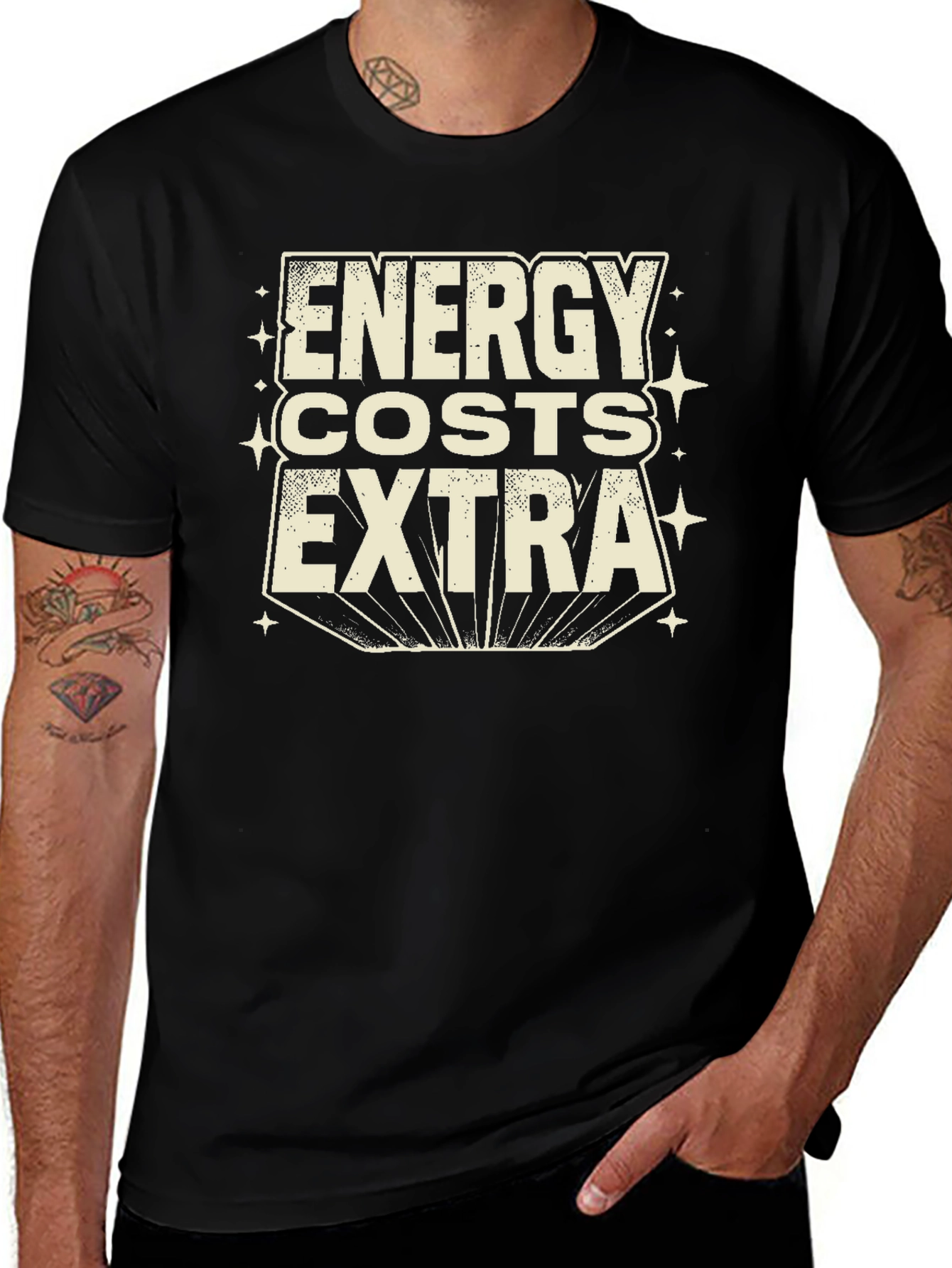 Variant 17 of Energy Costs Extra T-Shirt - Sarcastic Graphic Tee