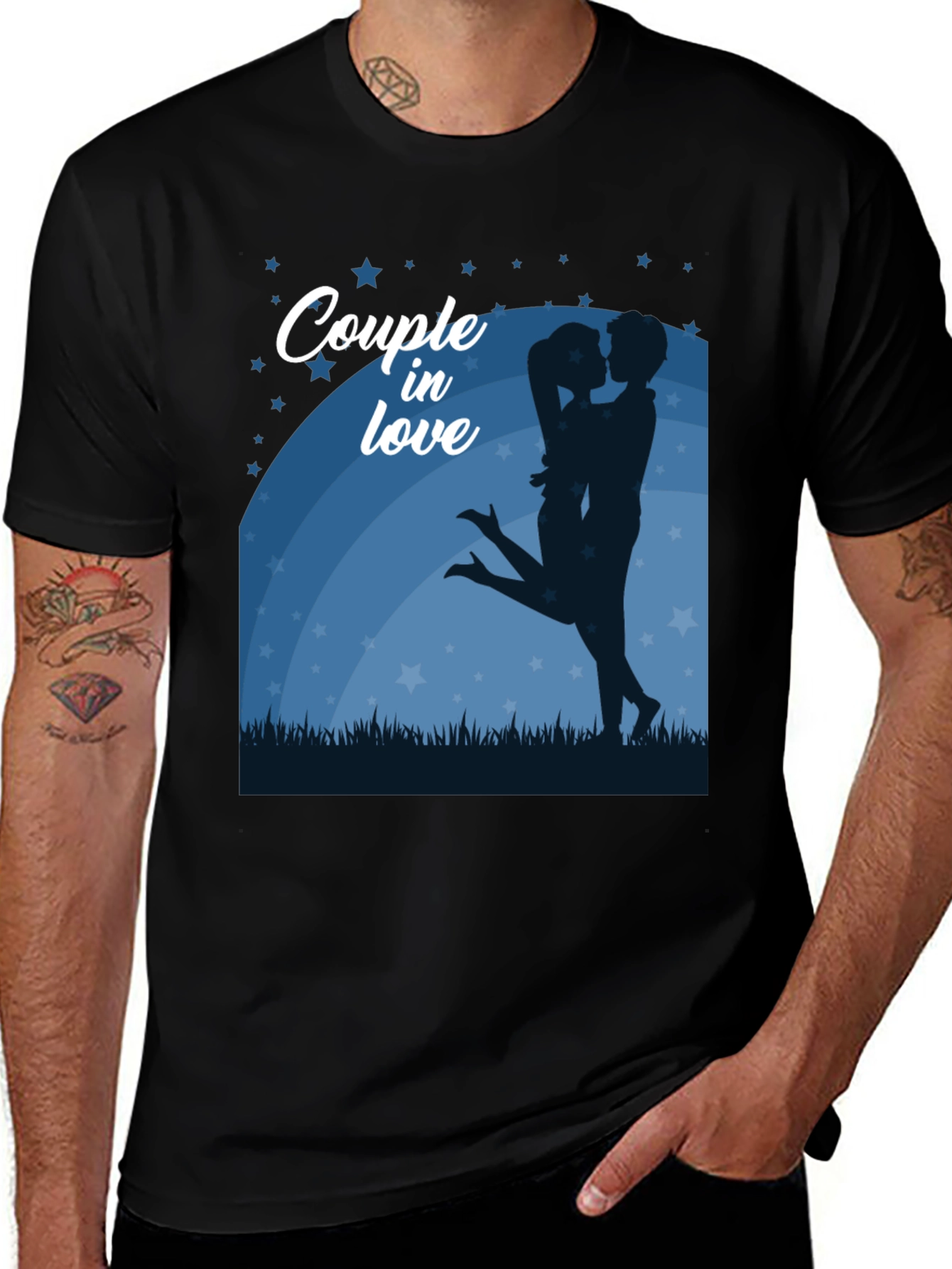 Variant 27 of Couple in Love Graphic T-Shirt