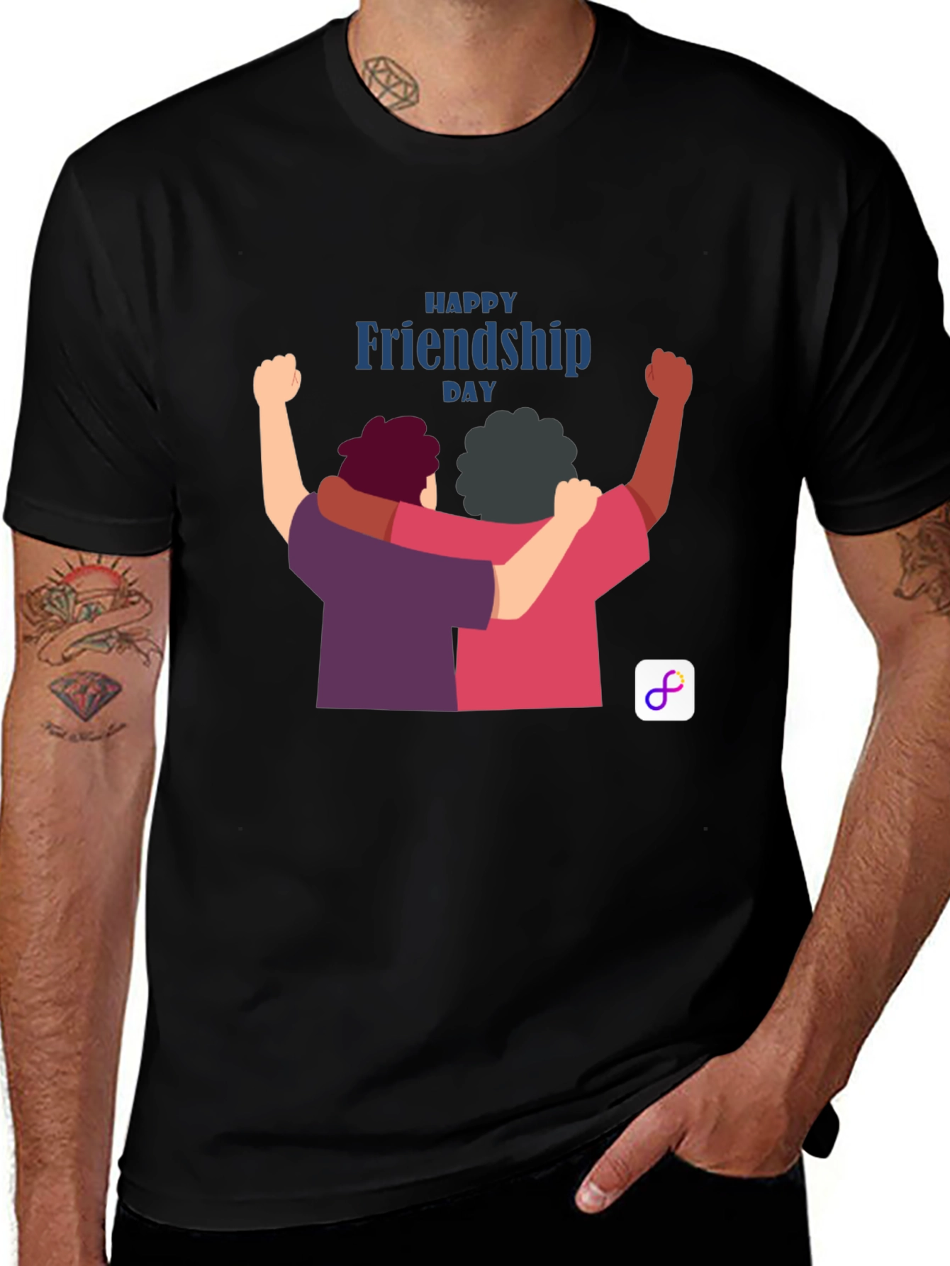Happy Friendship Day Graphic T-Shirt