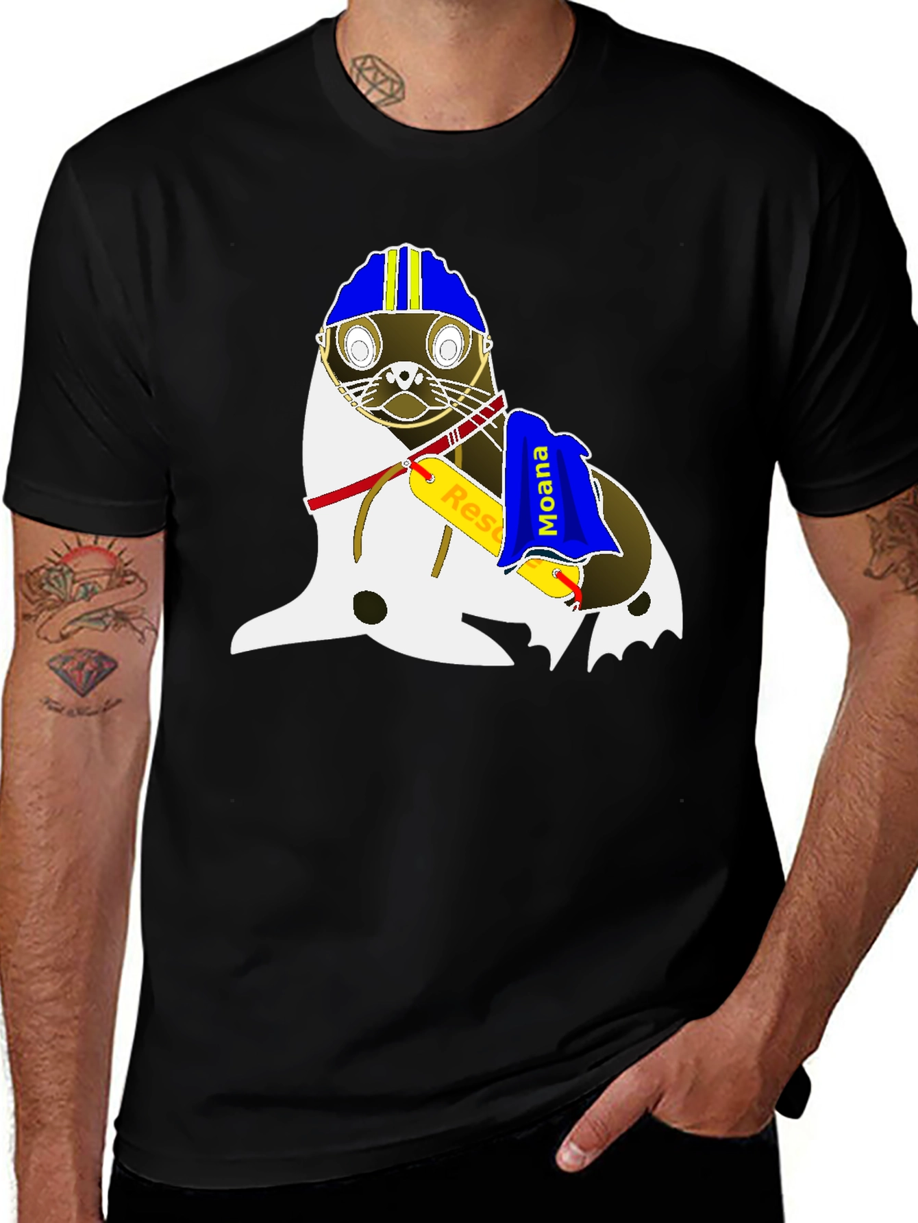 Variant 2 of Rescue Seal T-Shirt - Moana Theme