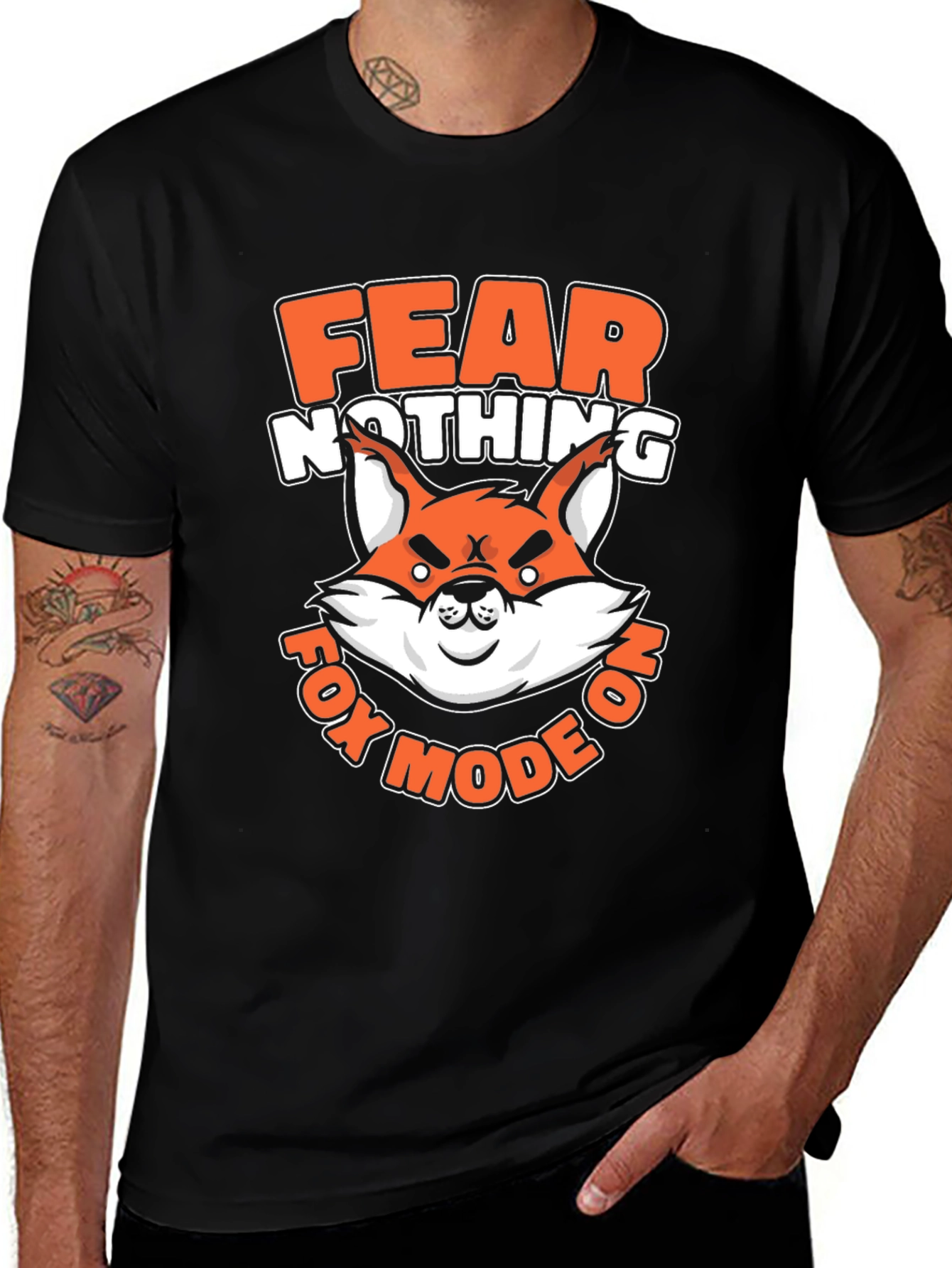 Variant 24 of Fear Nothing Fox Mode On T-Shirt