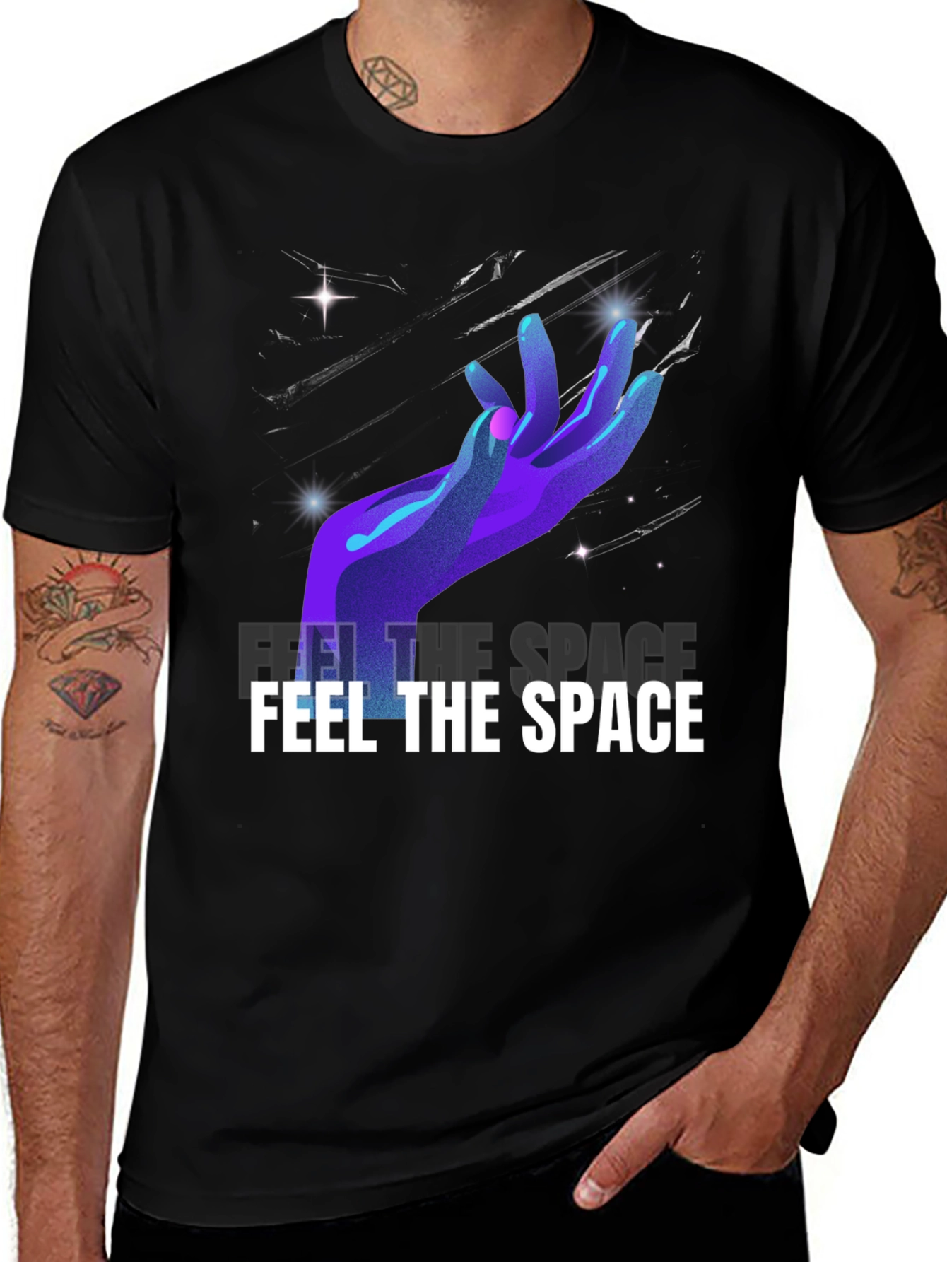 Variant 28 of Feel the Space Graphic T-Shirt