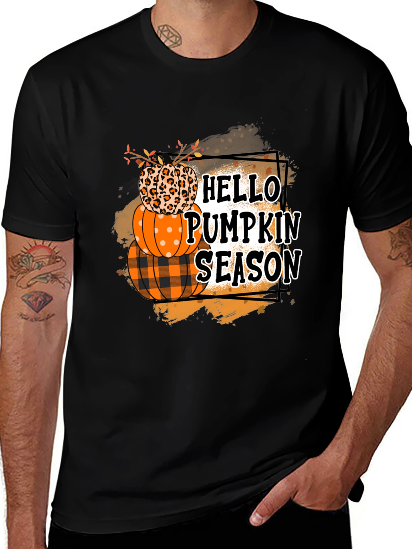 Variant 2 of Hello Pumpkin Season Graphic Tee