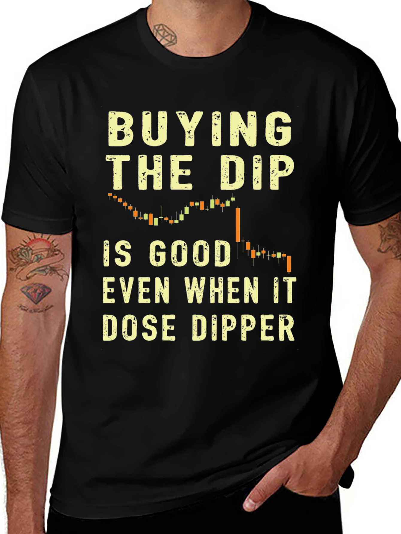 Buying The Dip T-Shirt - Crypto Investor