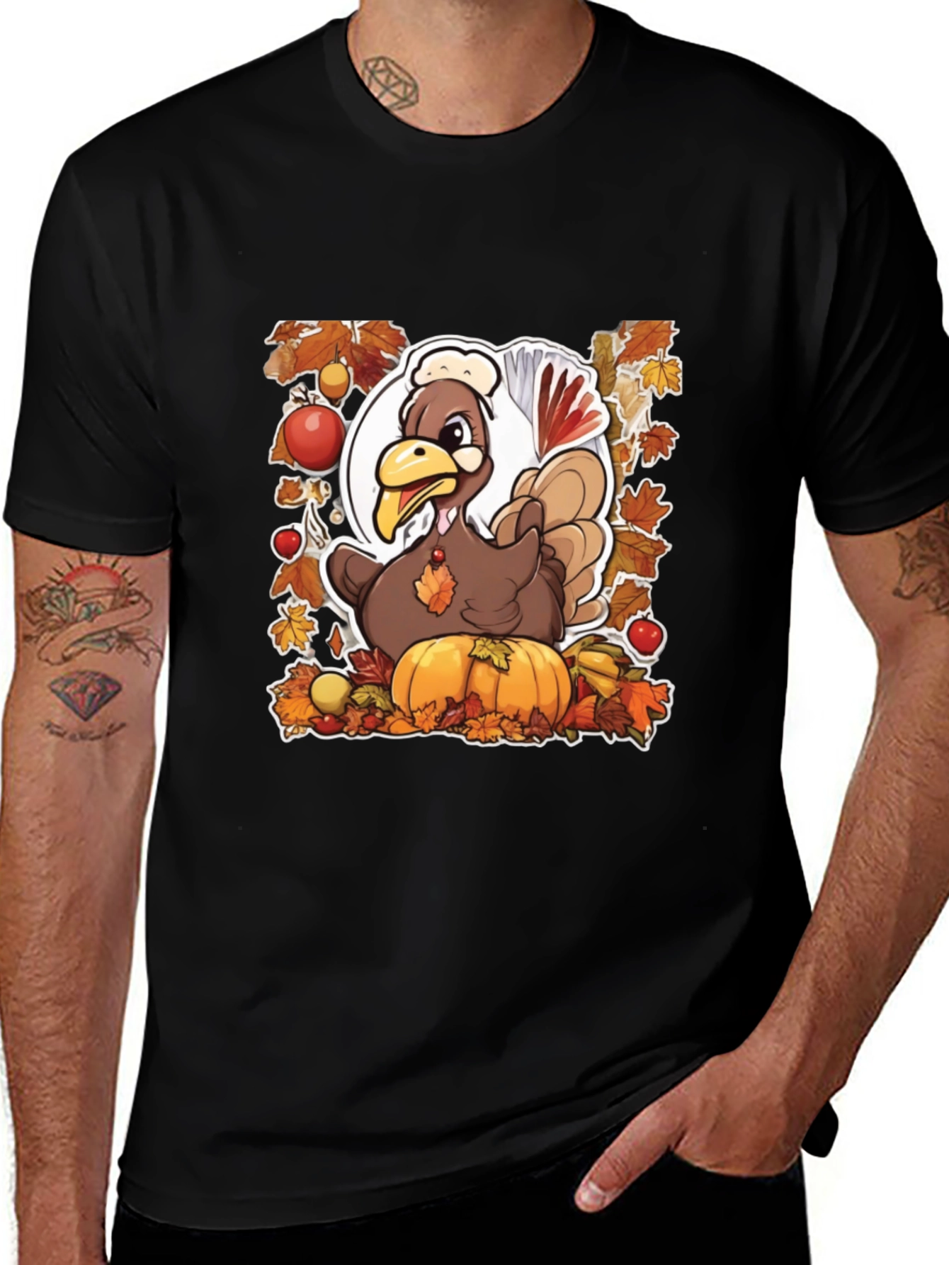 Variant 12 of Thanksgiving Turkey Graphic Tee