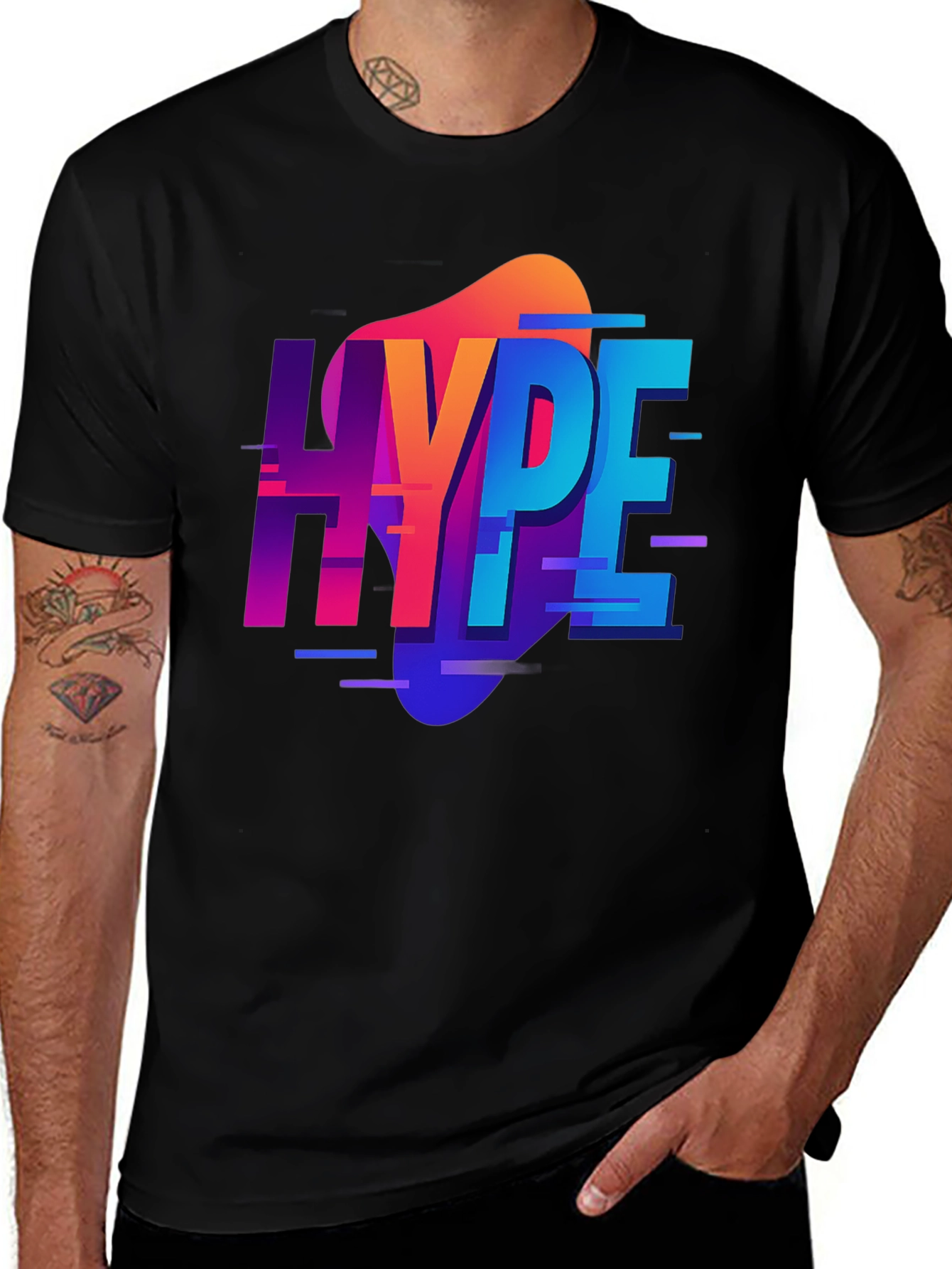 Hype Graphic Tee - Trendy Streetwear Shirt