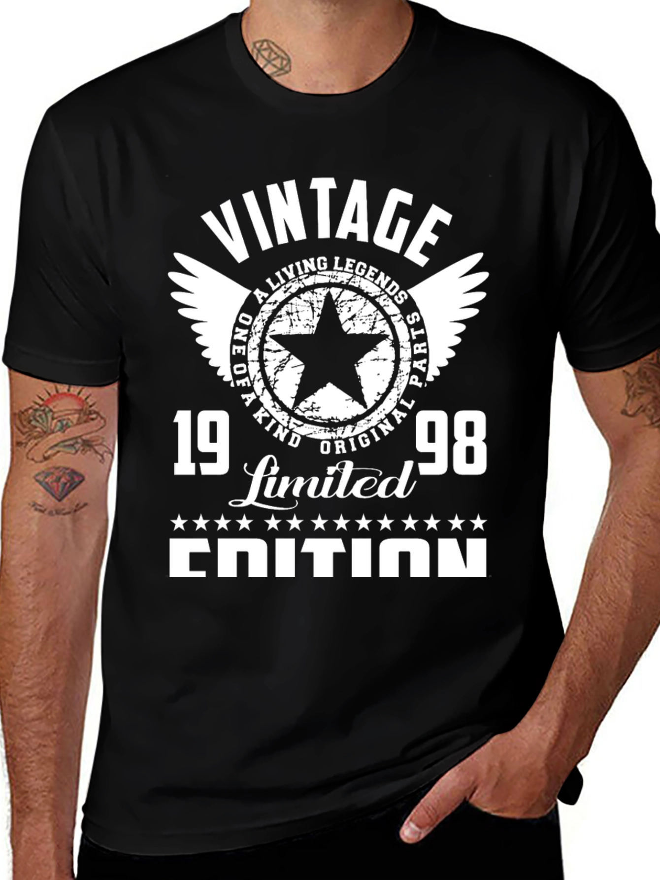 Variant 26 of Vintage 1998 Limited Edition Graphic T-Shirt