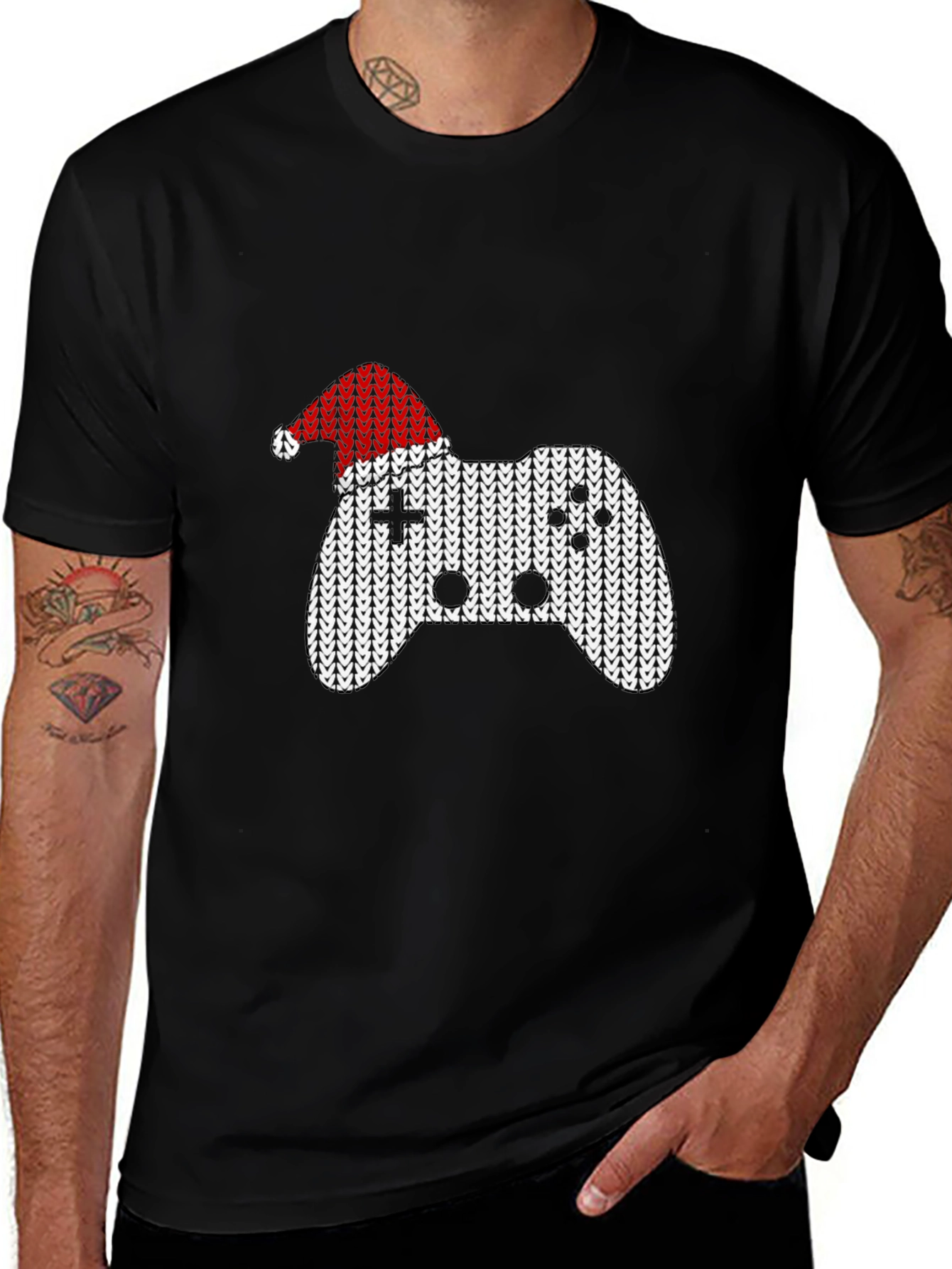 Variant 20 of Gamer Christmas Controller Graphic Tee