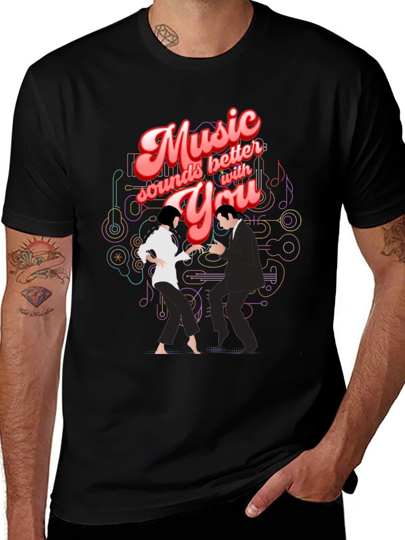 Variant 16 of Music Sounds Better with You T-Shirt
