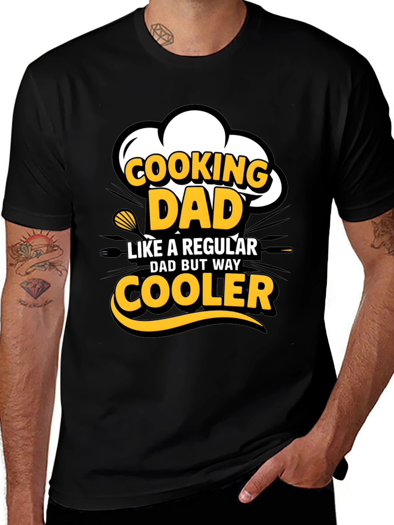 Cooking Dad T-Shirt - Cooler Chef Dad Tee