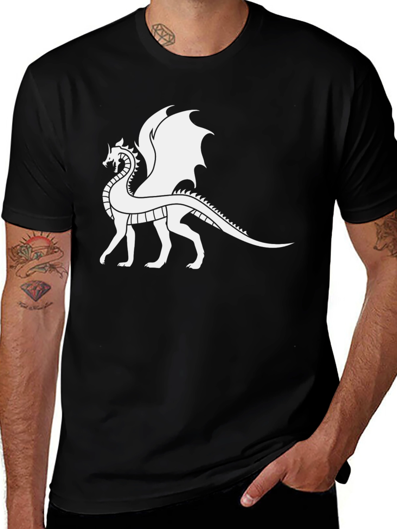 Dragon Graphic Black T-Shirt