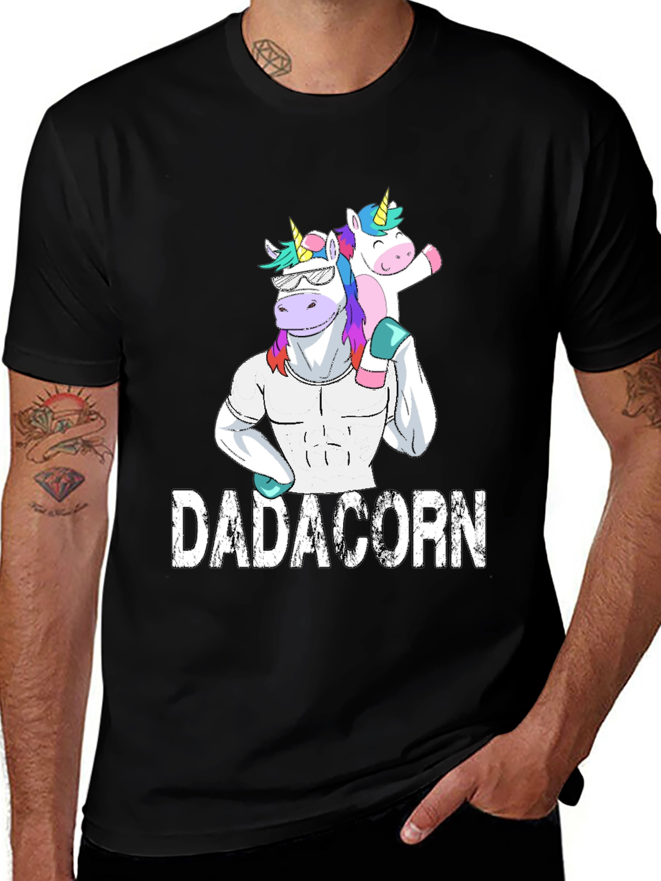 Dadacorn Graphic T-Shirt - Father's Day Gift