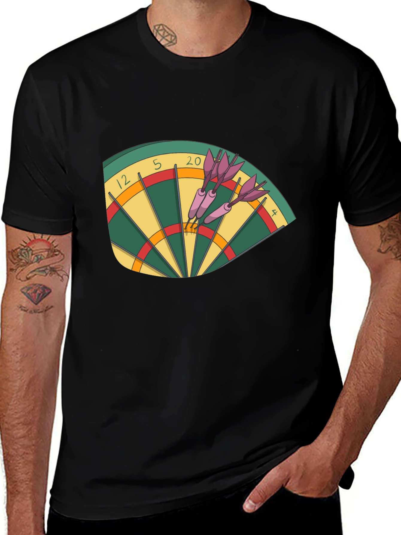 Variant 28 of Darts T-Shirt - Bullseye Graphic Tee