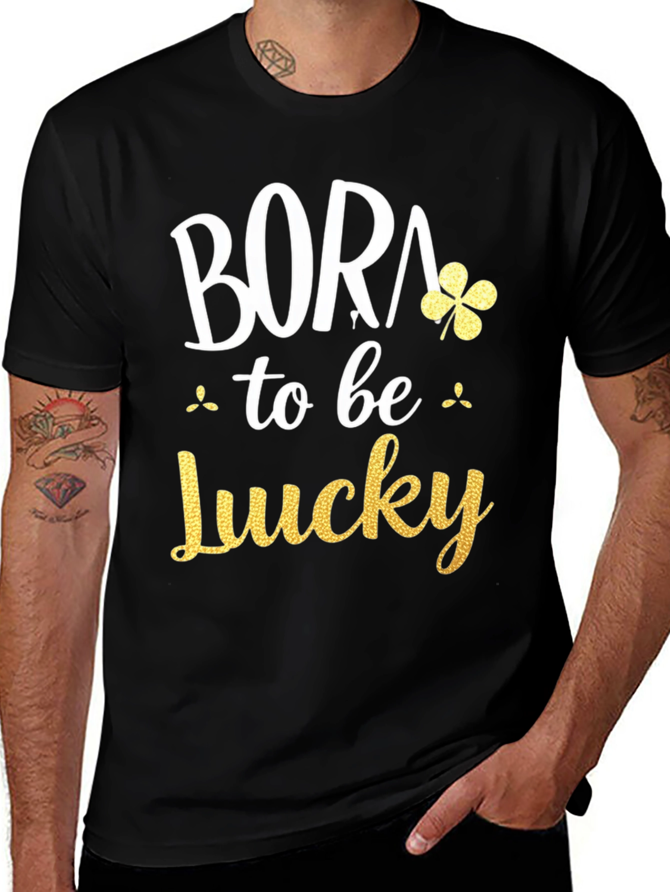 Born to be Lucky Shamrock Tee