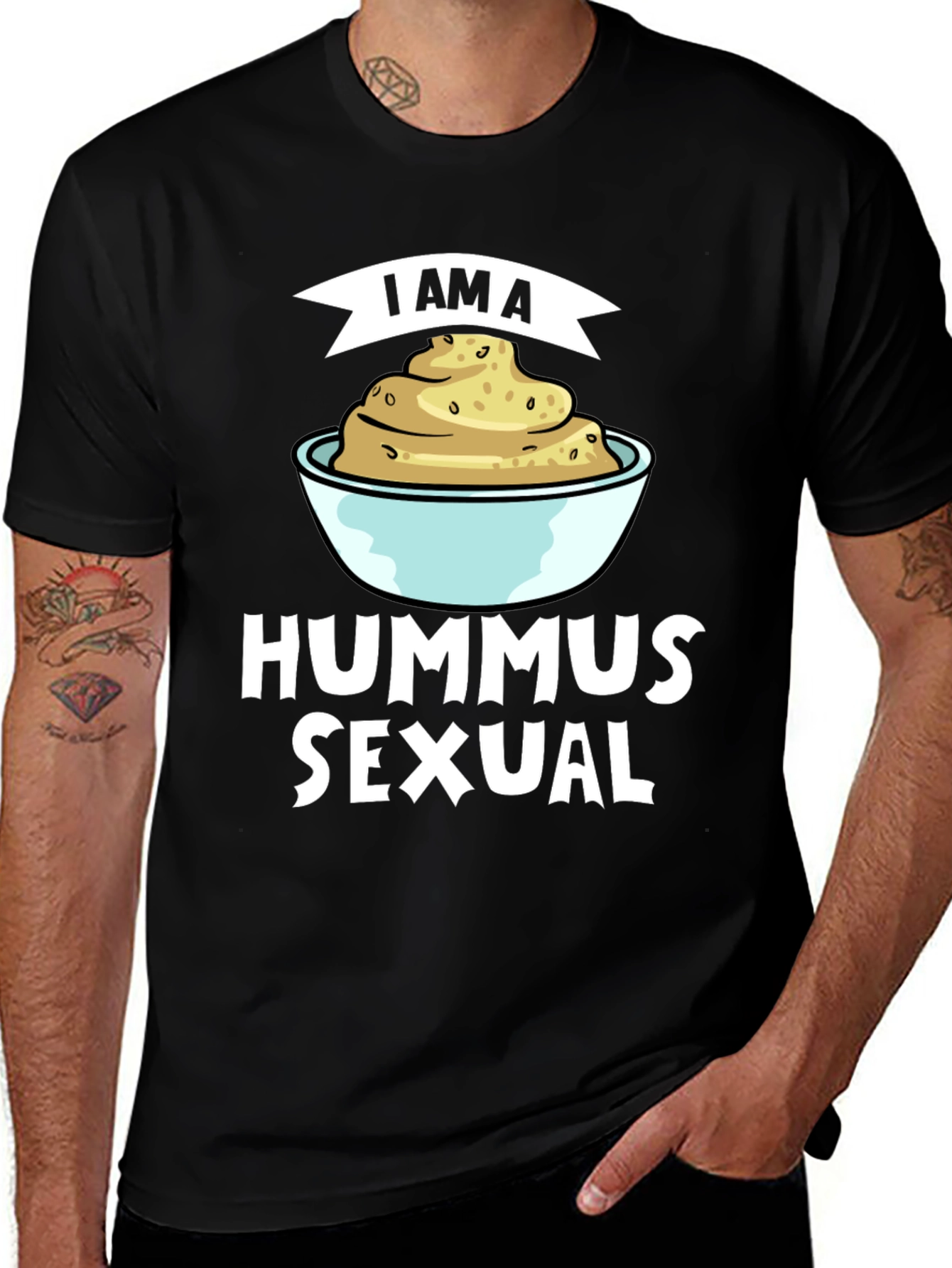 Variant 12 of I Am A Hummus Sexual T-Shirt