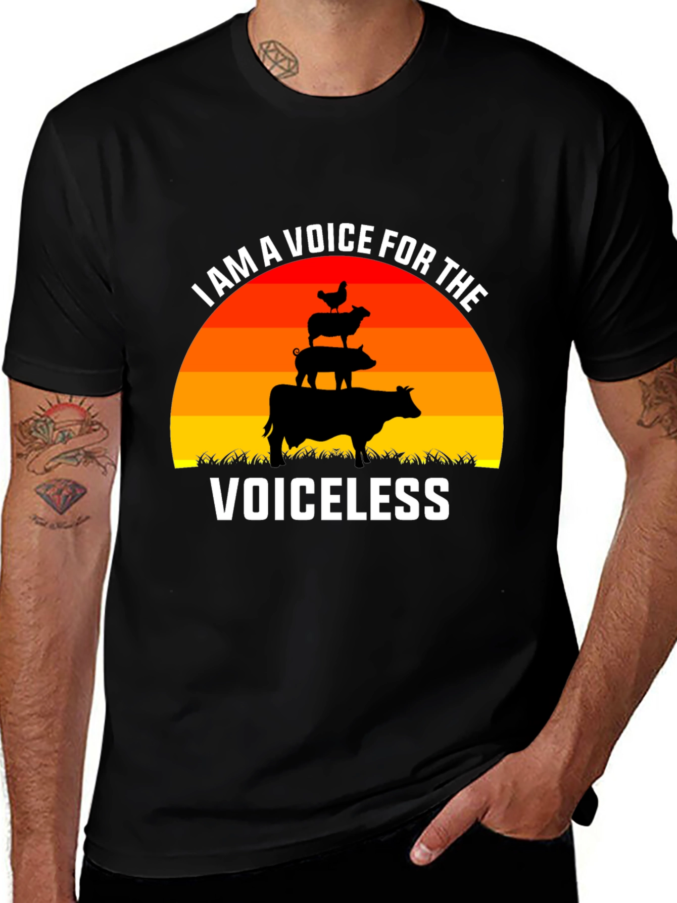 Variant 14 of Voice For The Voiceless Animal Rights T-Shirt
