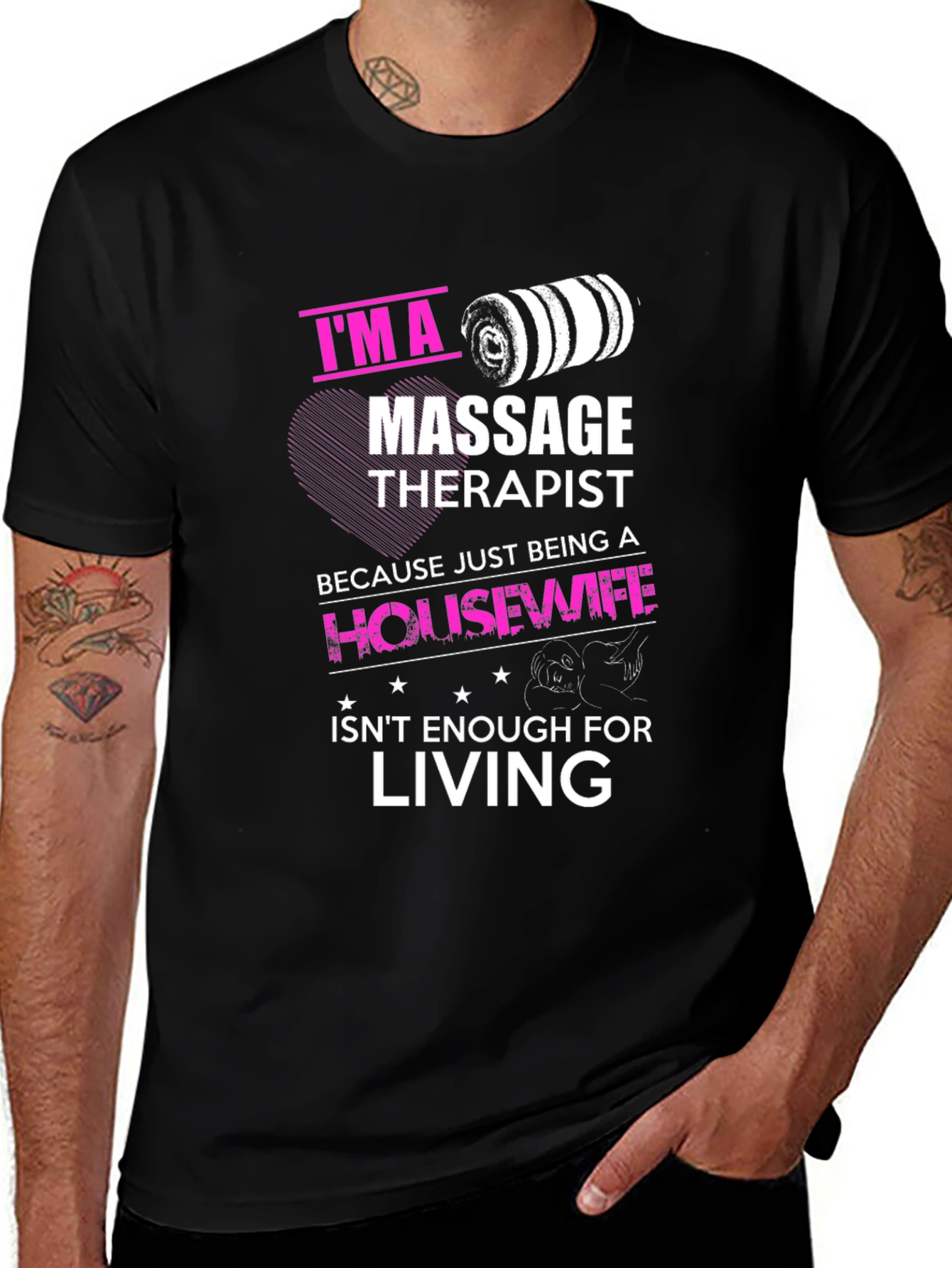 Variant 12 of Massage Therapist Novelty T-Shirt