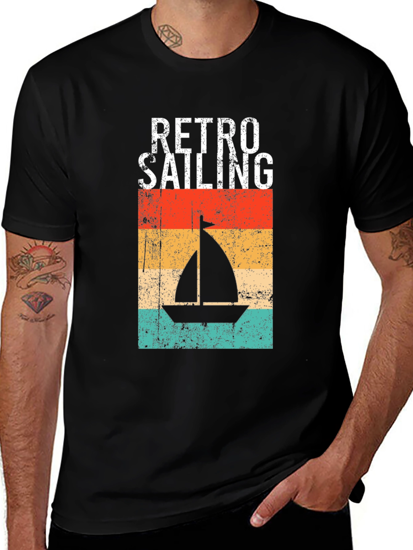 Variant 25 of Retro Sailing T-Shirt