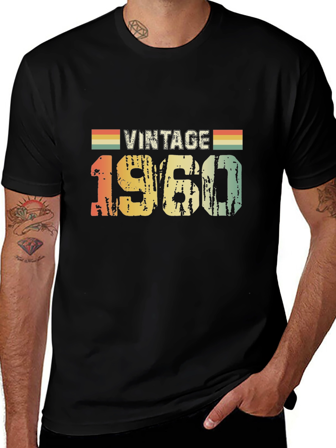 Variant 21 of Vintage 1960 Graphic Tee - Retro Style