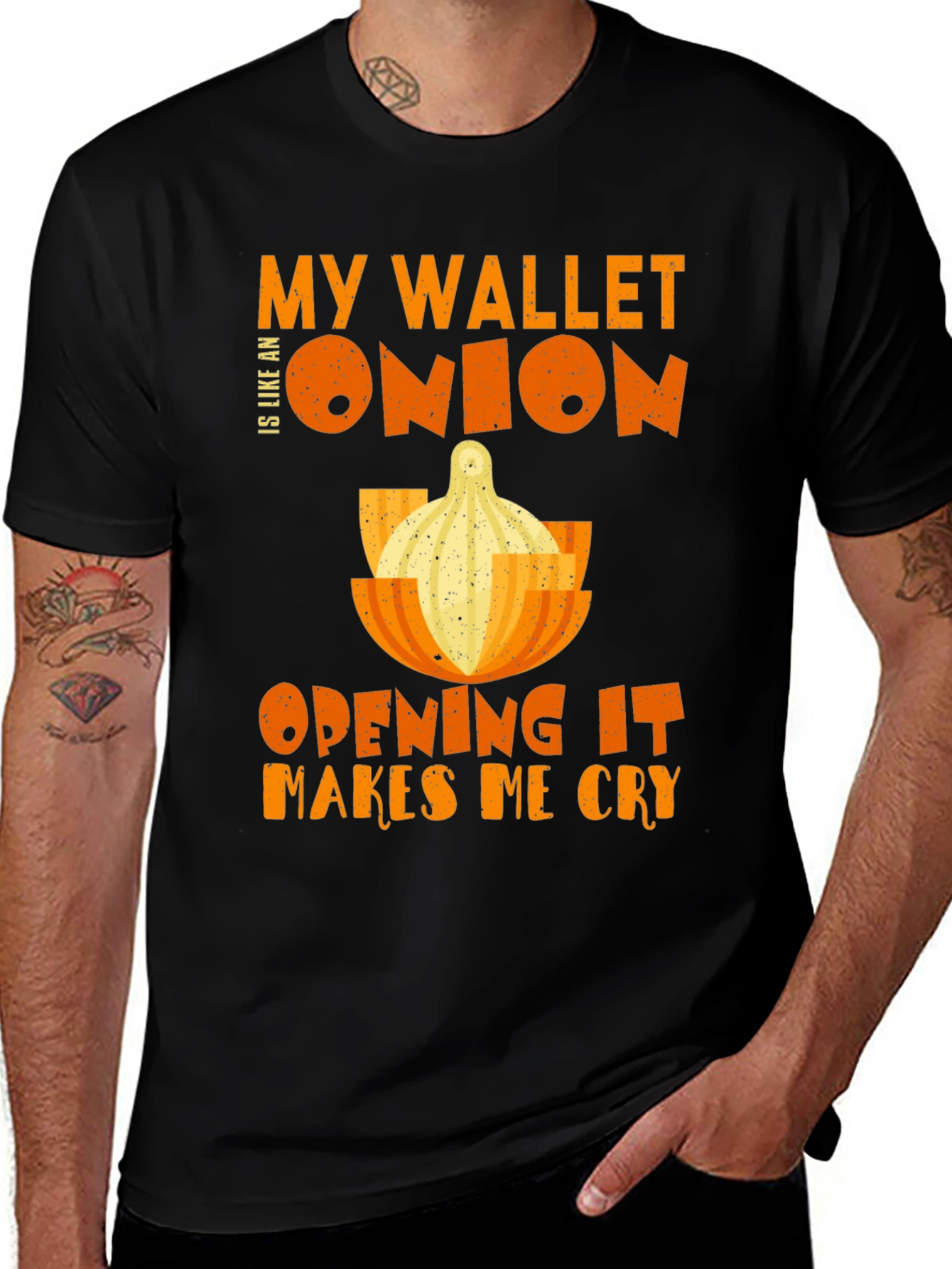 Variant 4 of My Wallet is Like an Onion T-Shirt