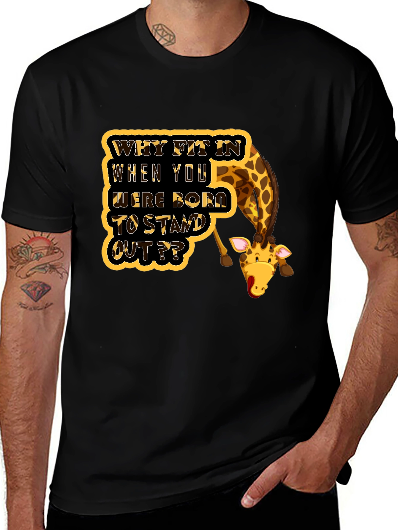 Variant 21 of Stand Out Giraffe T-Shirt