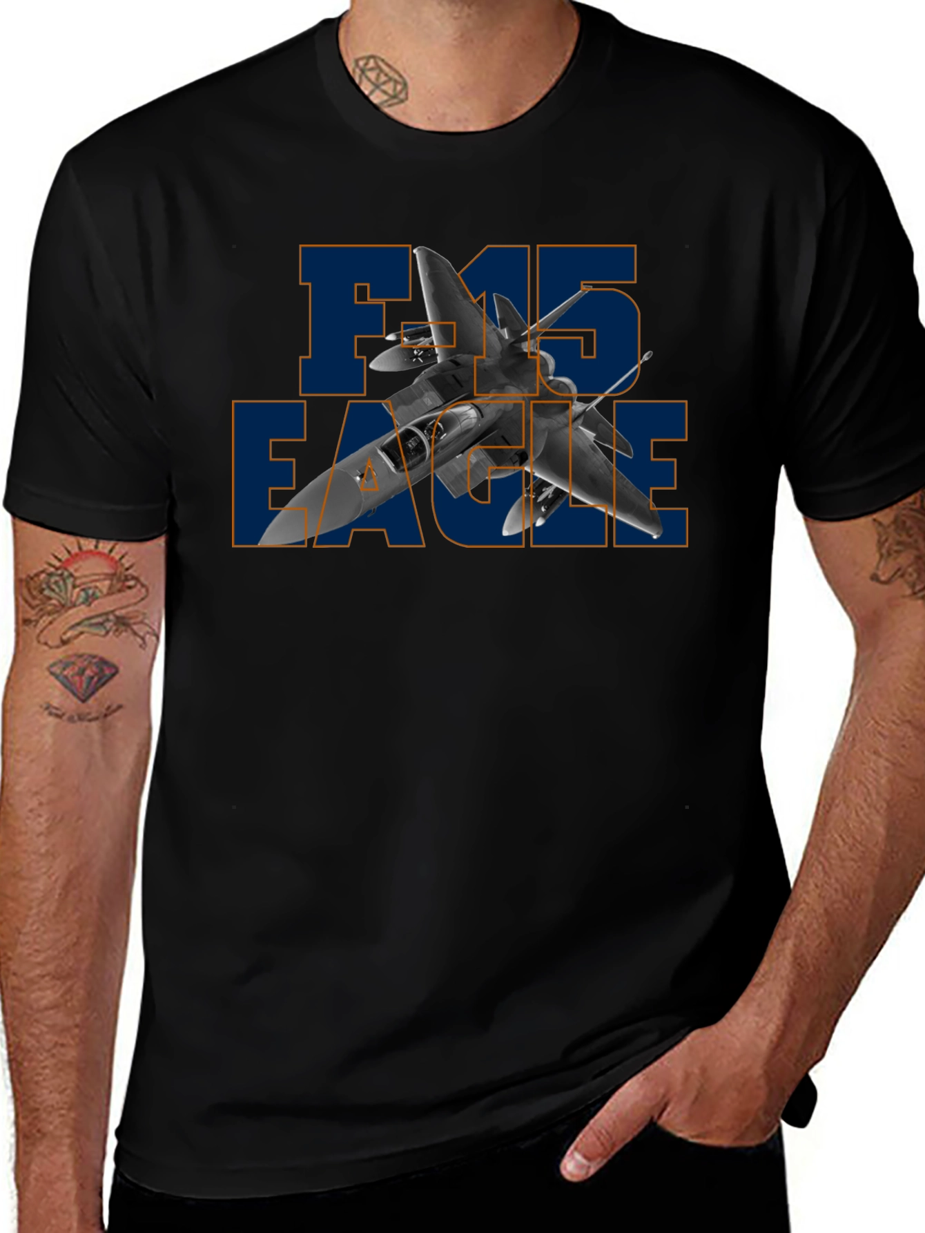Variant 13 of F-15 Eagle Graphic T-Shirt