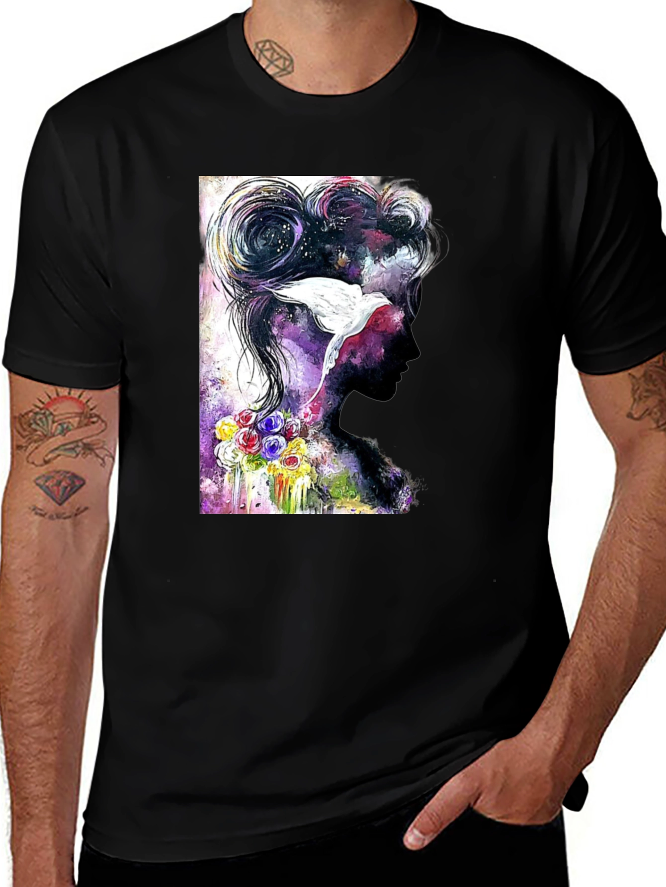 Variant 6 of Woman Silhouette T-Shirt