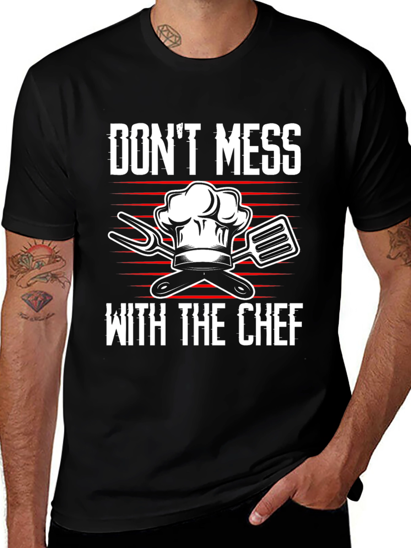 Variant 23 of Don't Mess With The Chef T-Shirt