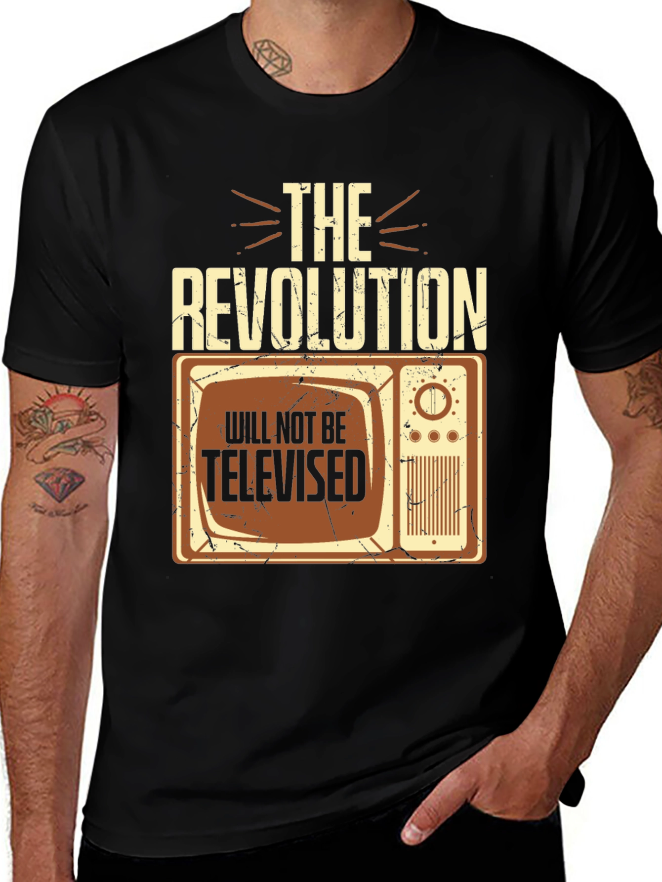 The Revolution Will Not Be Televised Graphic Tee