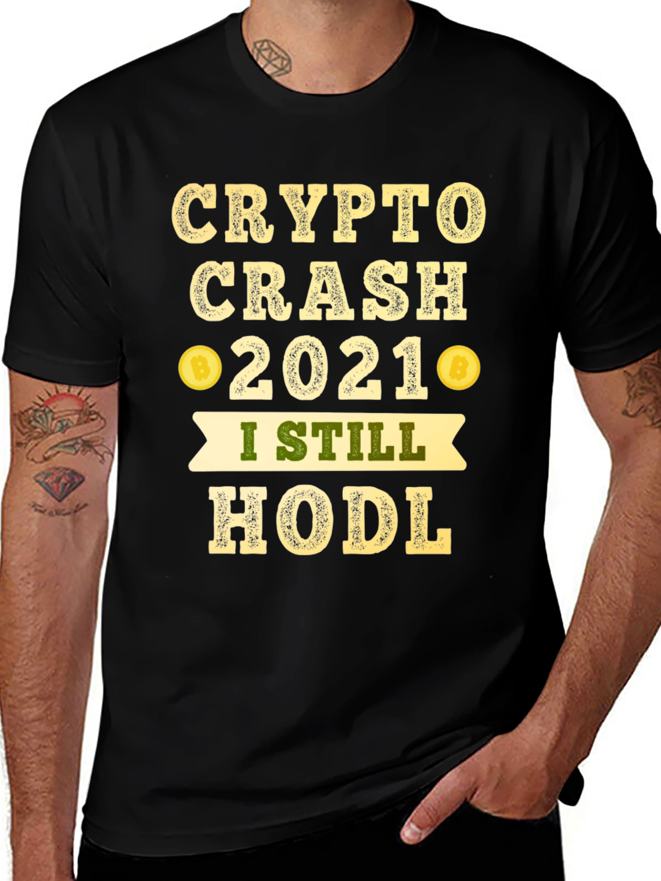 Crypto Crash 2021 I Still HODL T-Shirt