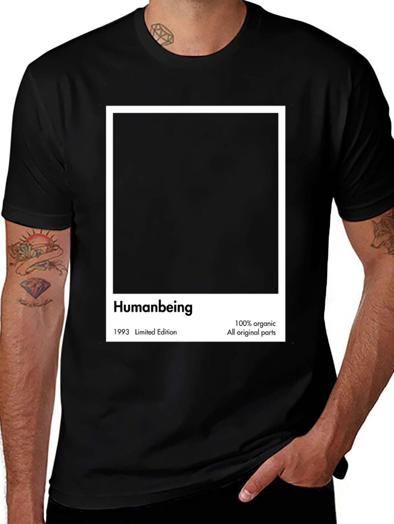 Humanbeing Limited Edition Organic Cotton Black T-Shirt