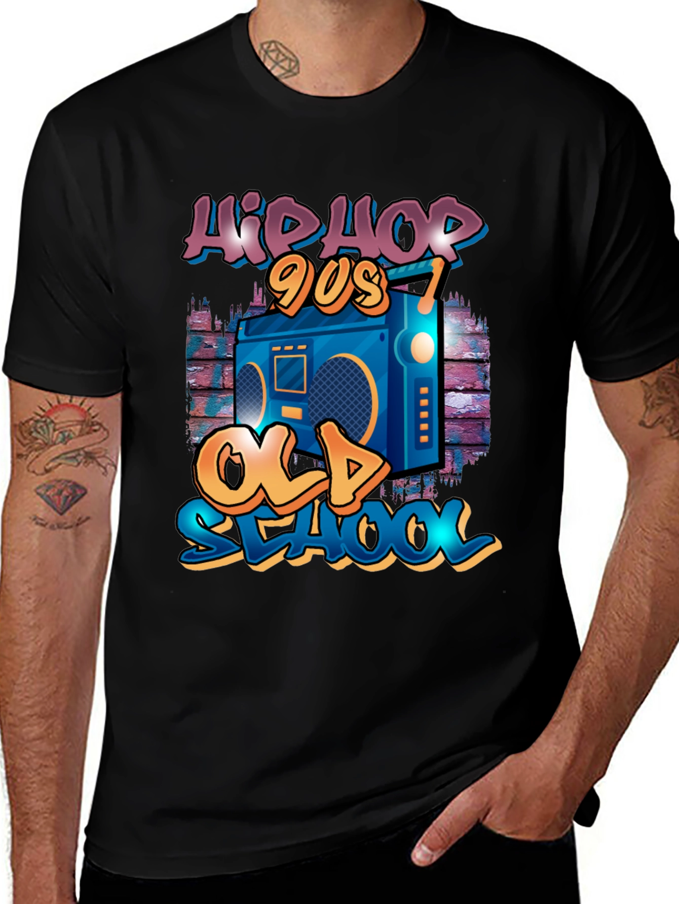 Variant 22 of Hip Hop 90s Old School Graphic Tee