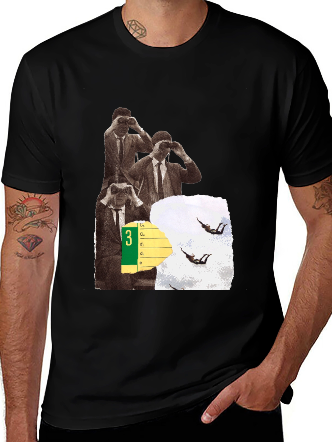 Variant 29 of Intrigue Black Graphic Tee