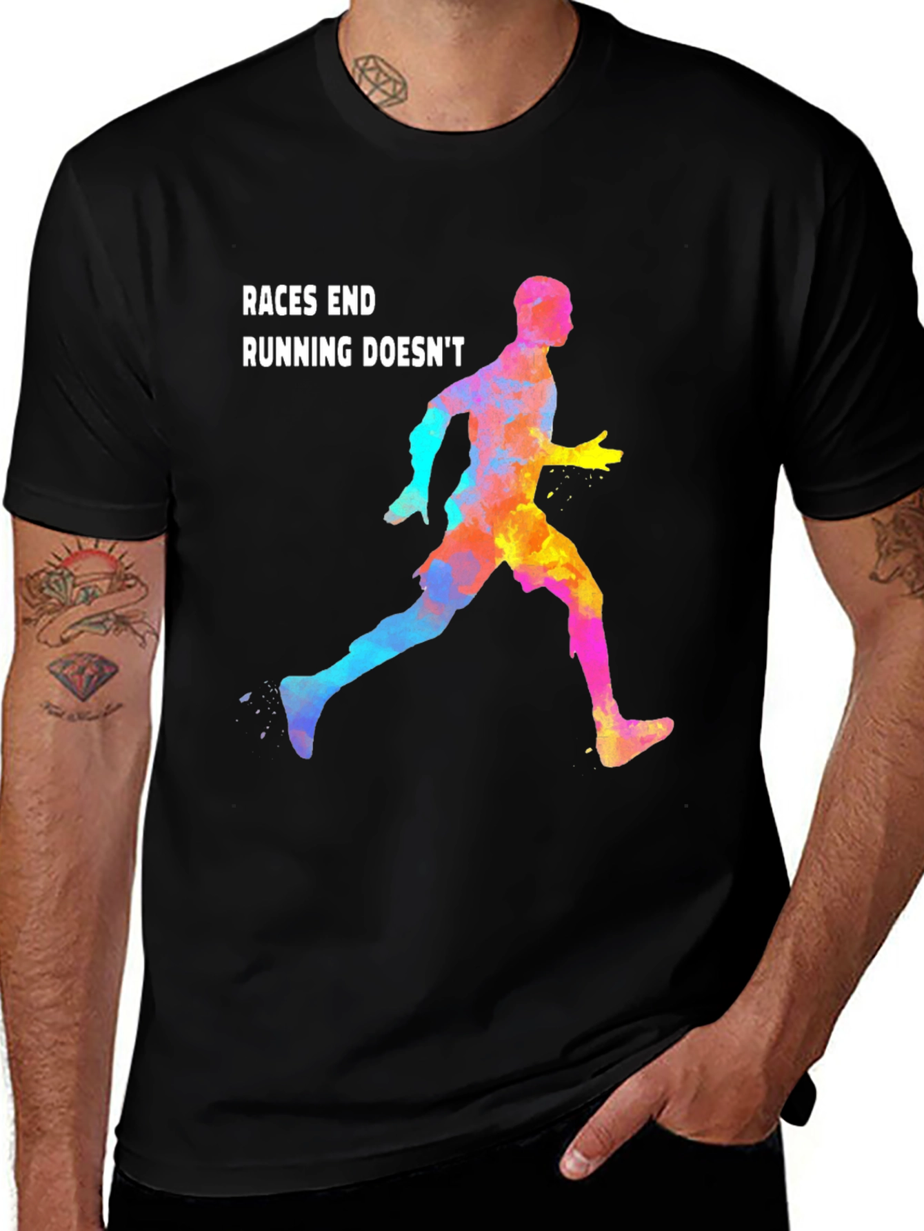 Variant 5 of Races End Running Doesn't T-Shirt